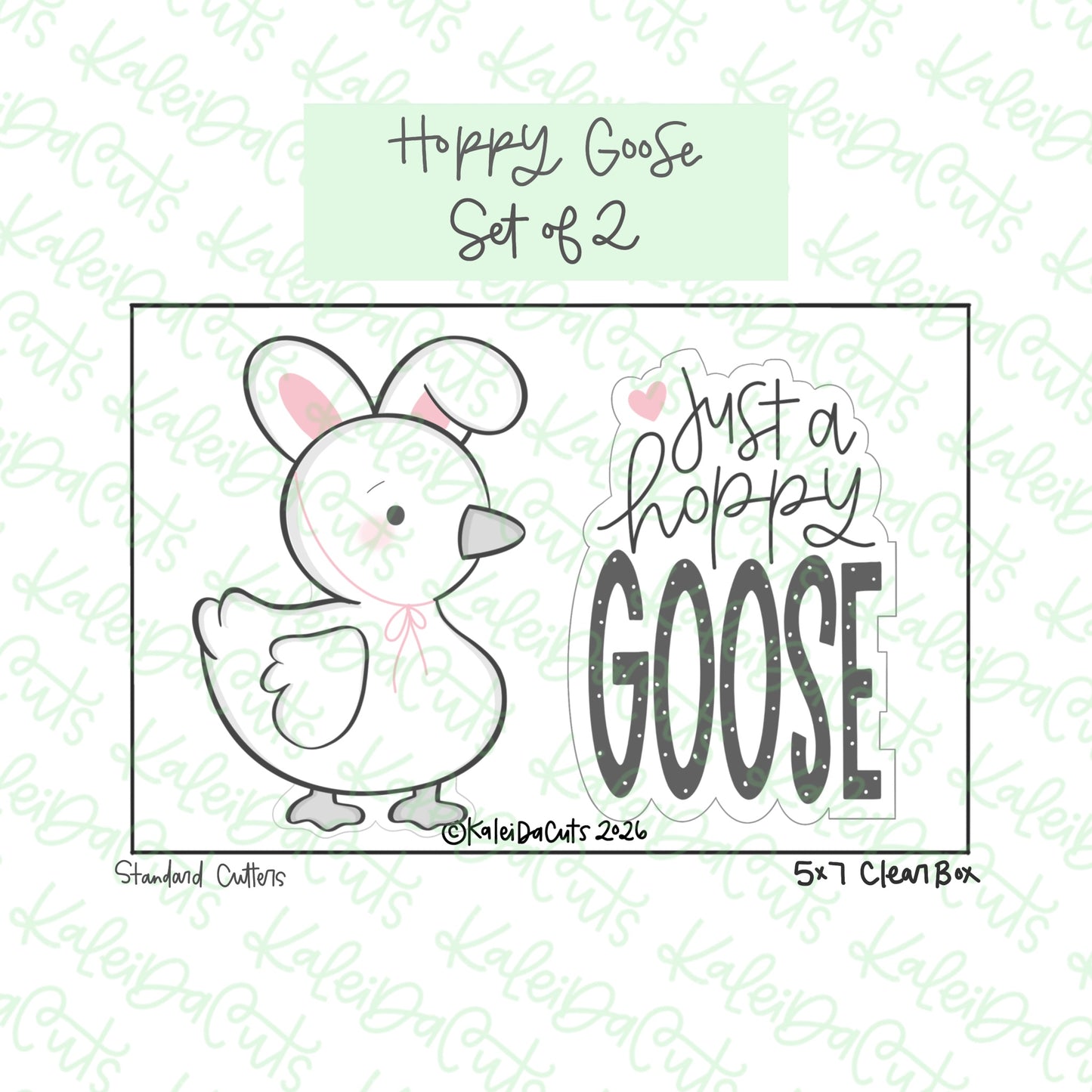 Hoppy Goose Cookie Cutters Set of 2