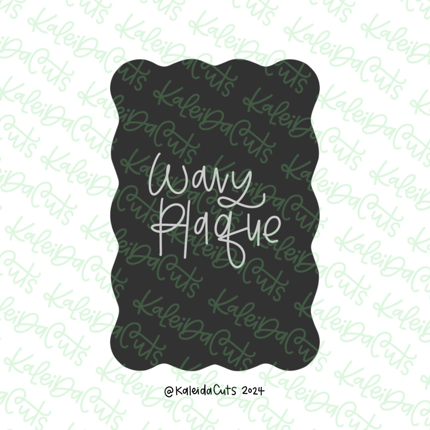 Wavy Plaque Cookie Cutter