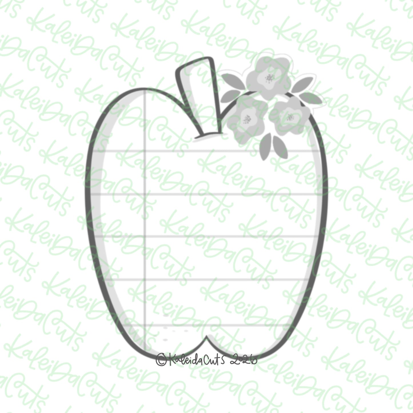 Fancy Apple Cookie Cutter