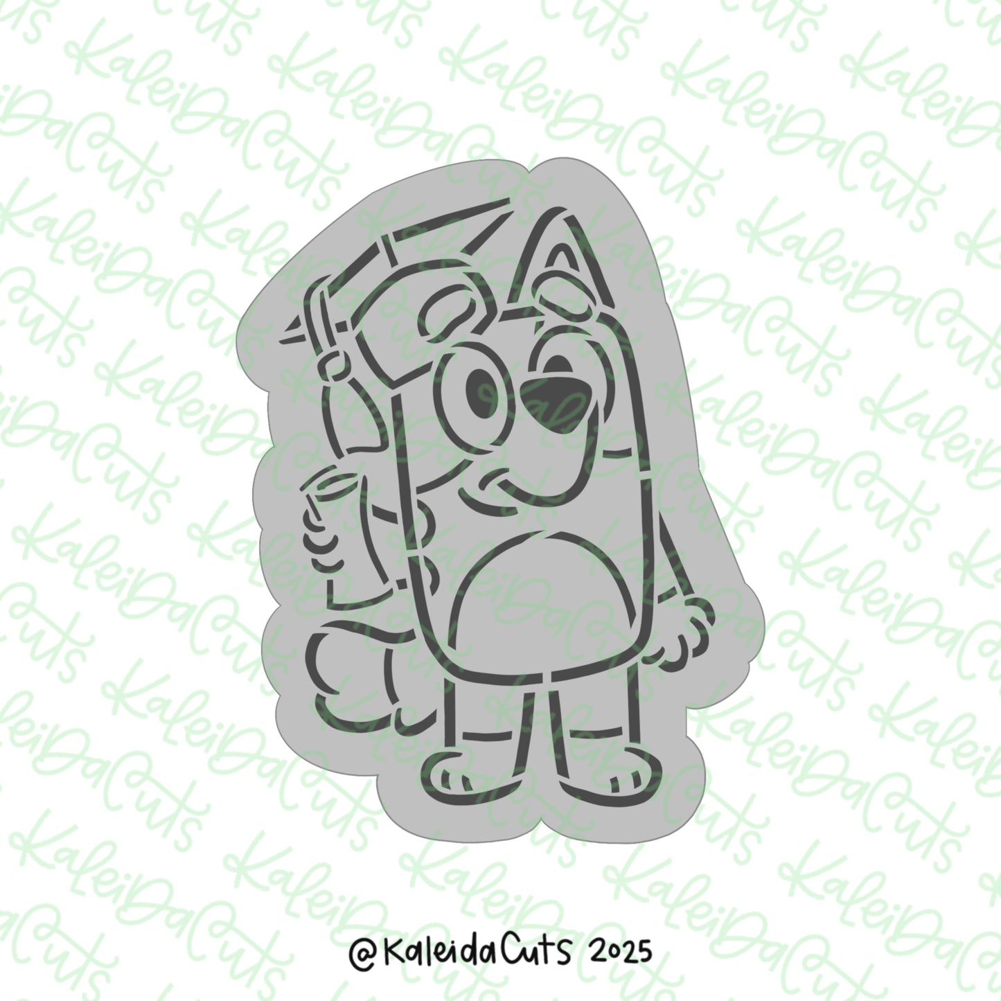 PYO Blue Pup Grad Cookie Cutter