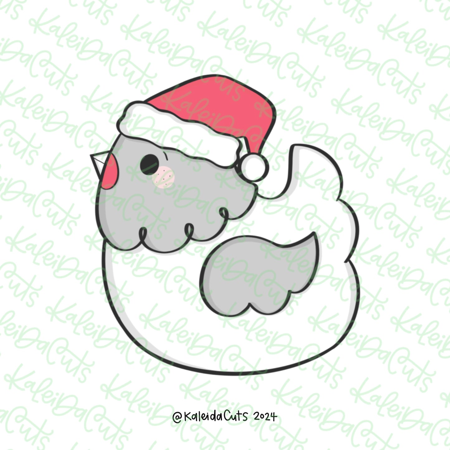 Christmas Chicken Cookie Cutter