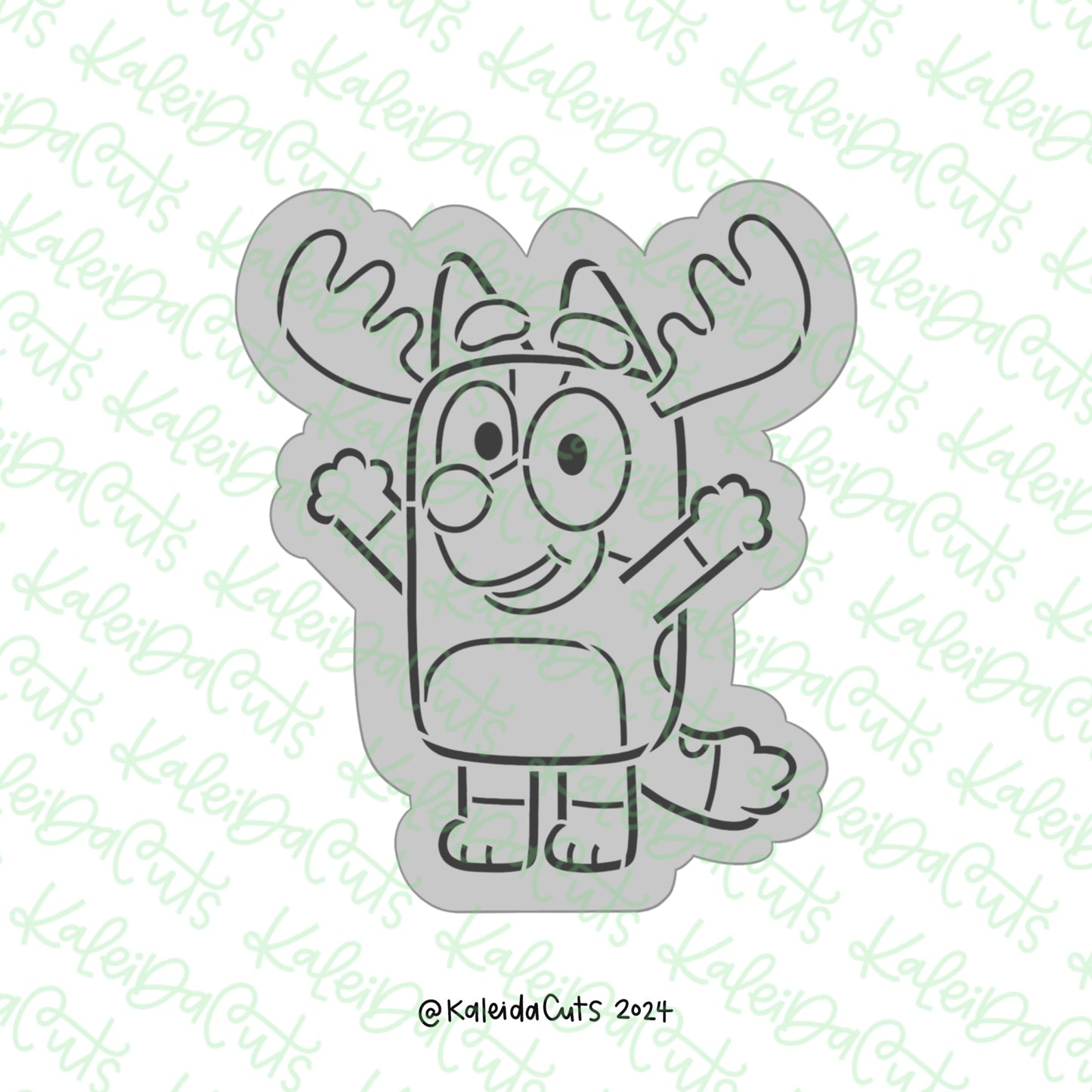 PYO Holiday Pup Reindeer Cookie Cutter