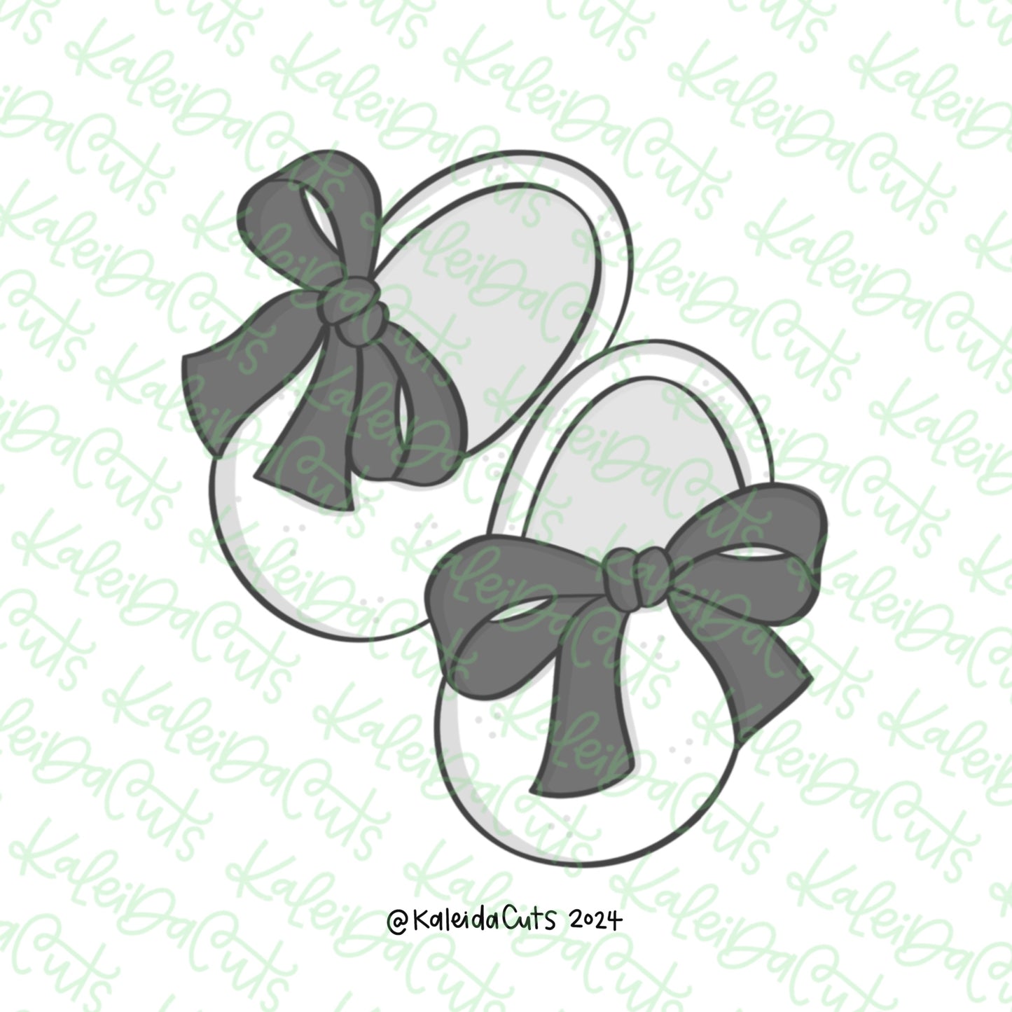Coquette Baby Shoes Cookie Cutter