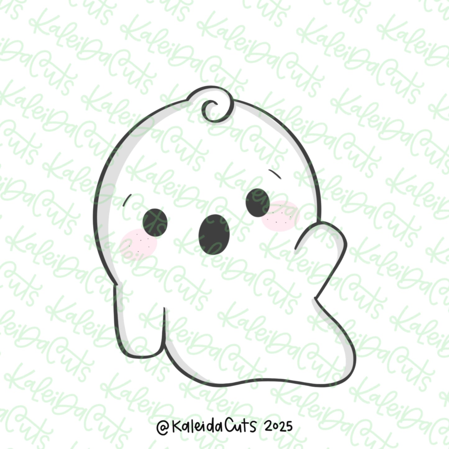 Booed Ghost Cookie Cutter