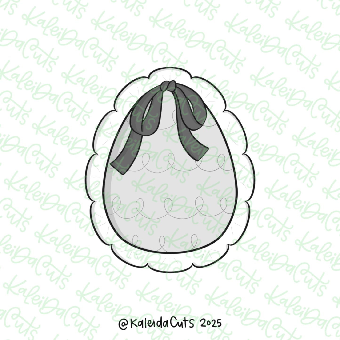 Chunky Scallop Egg Cookie Cutter