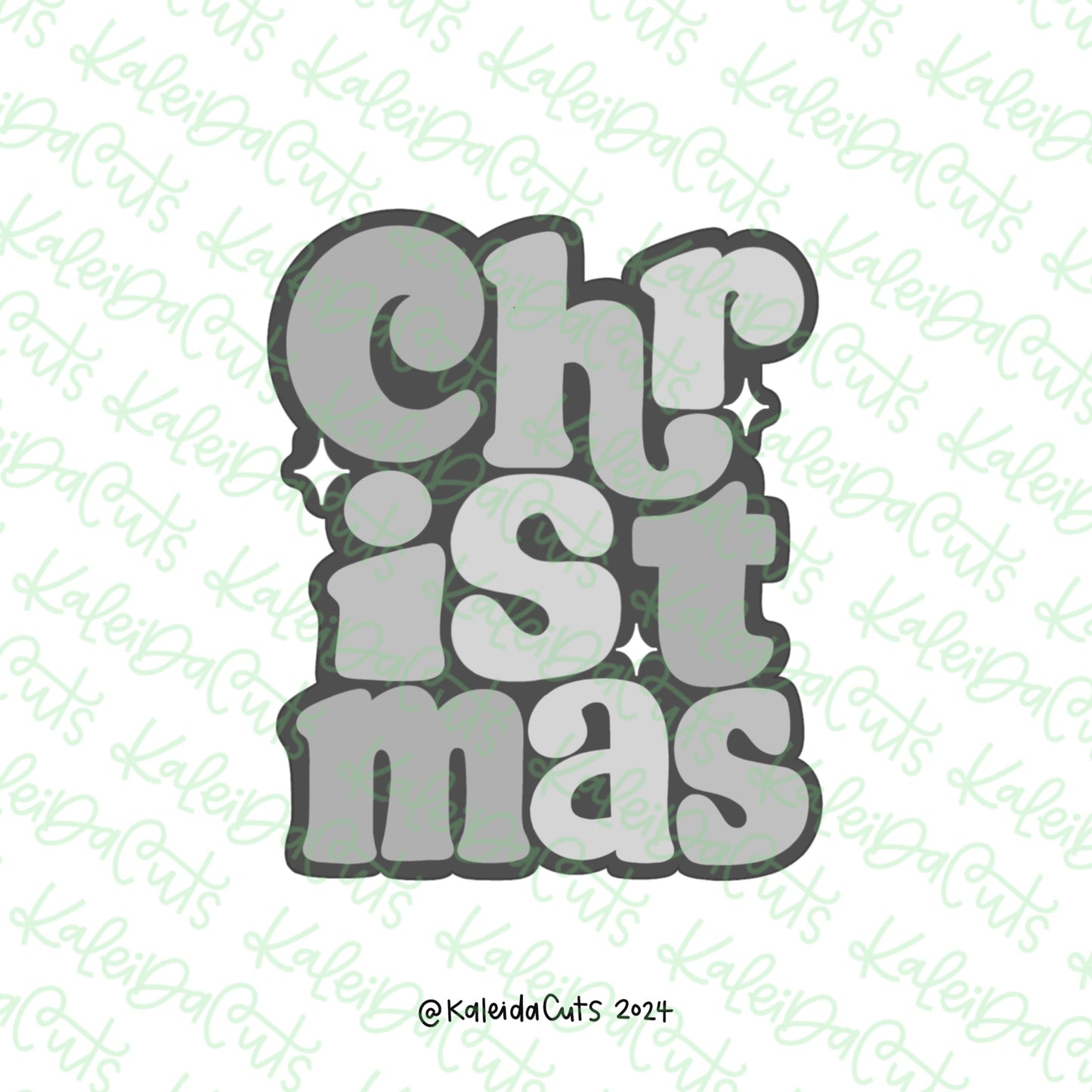 Christmas Plaque Cookie Cutter