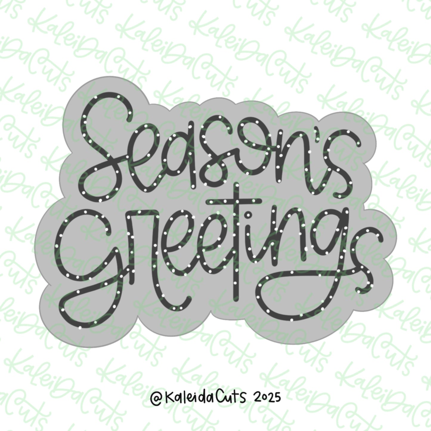 Season's Greetings Cookie Cutter
