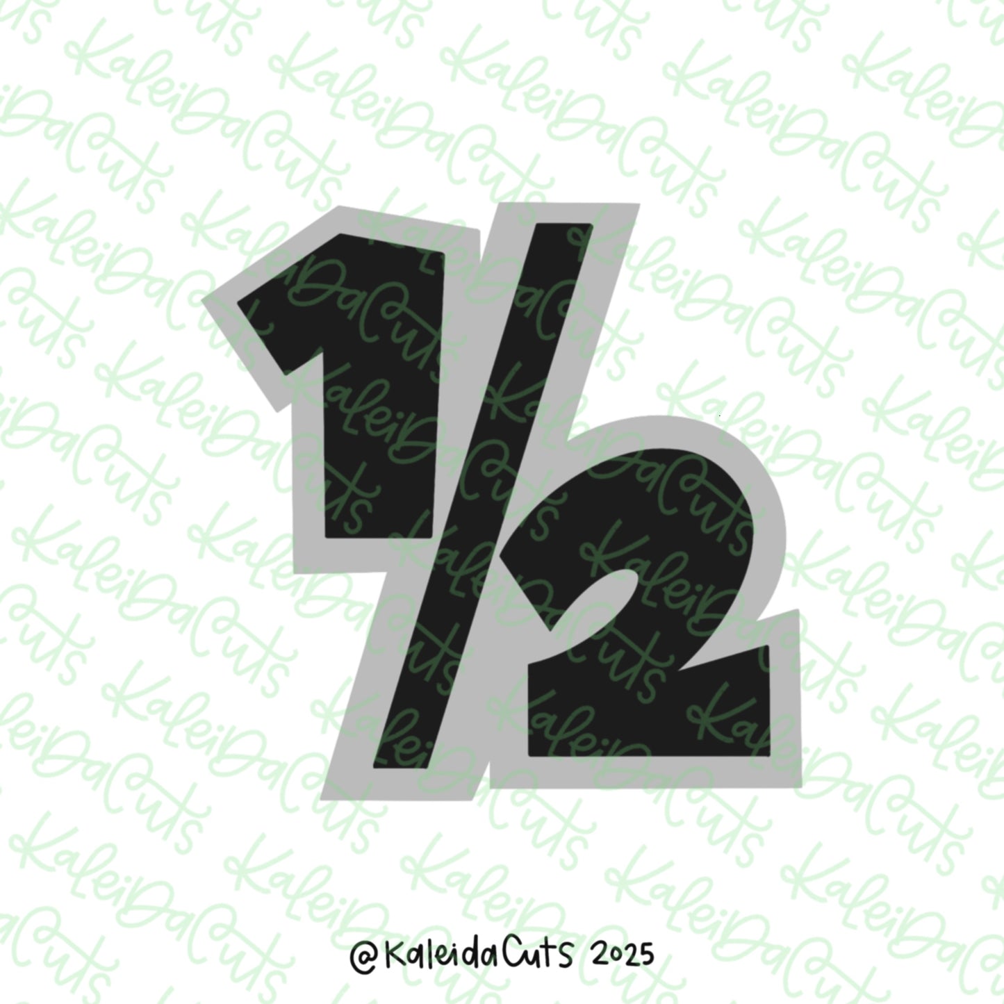 One Half Cookie Cutter