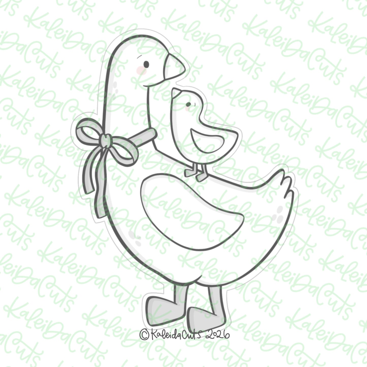 Spring Mother Goose Cookie Cutter