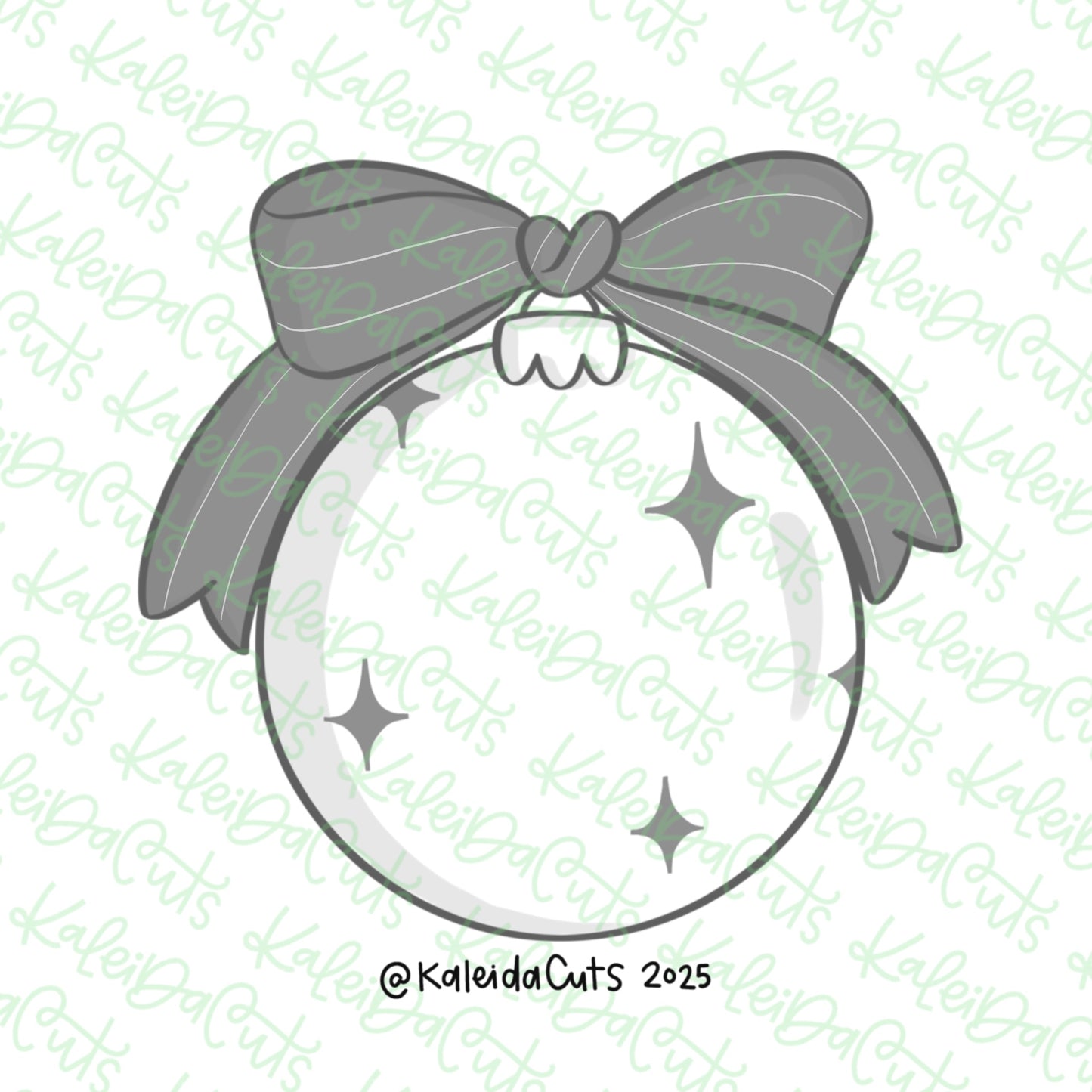 Coquette Ornament 3 Cookie Cutter