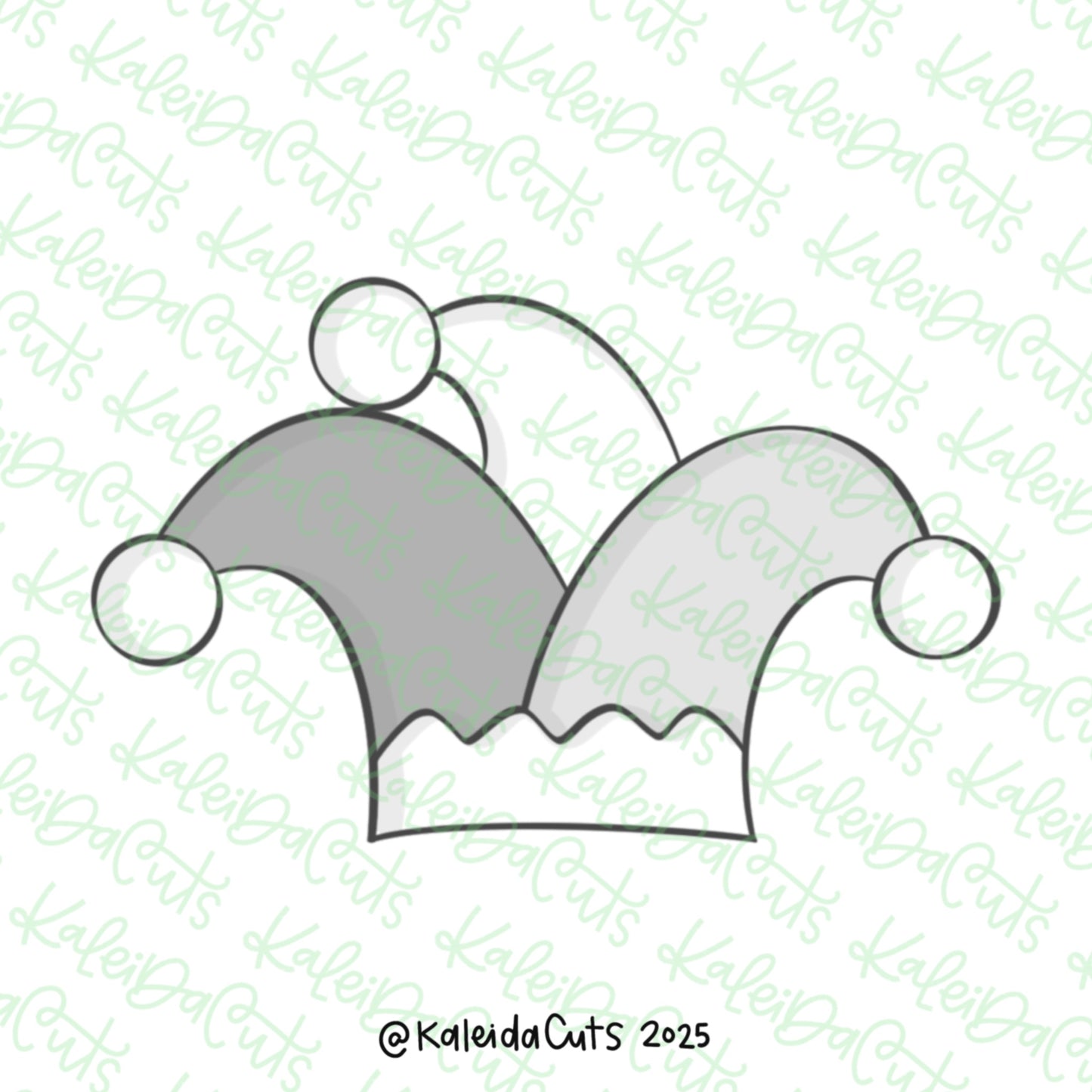 Jester Hat 2025 Cookie Cutter