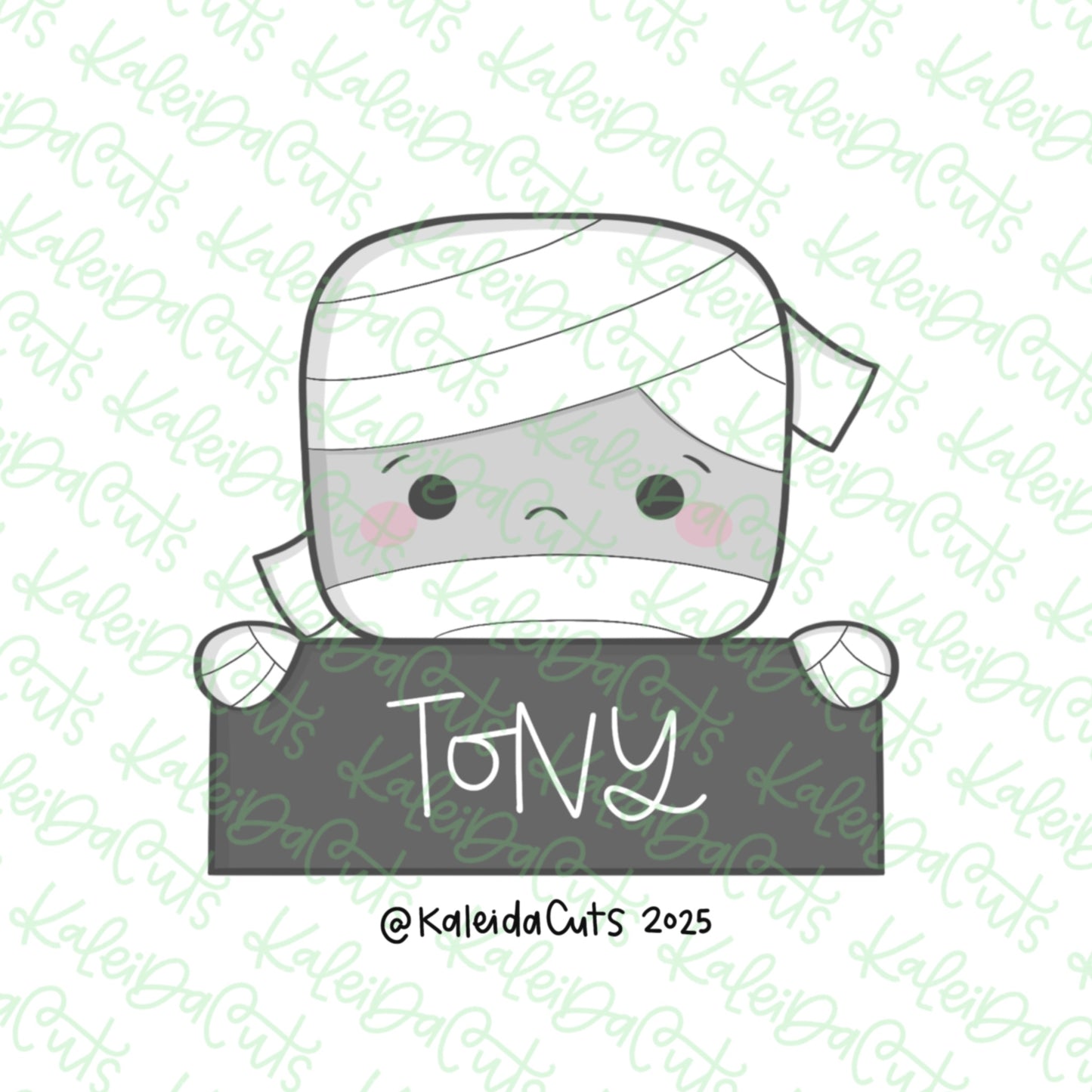 Mummy Plaque 2 Cookie Cutter