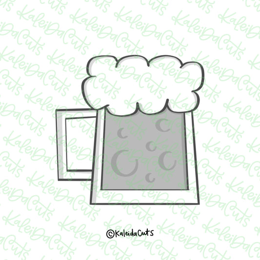 Square Beer Cookie Cutter