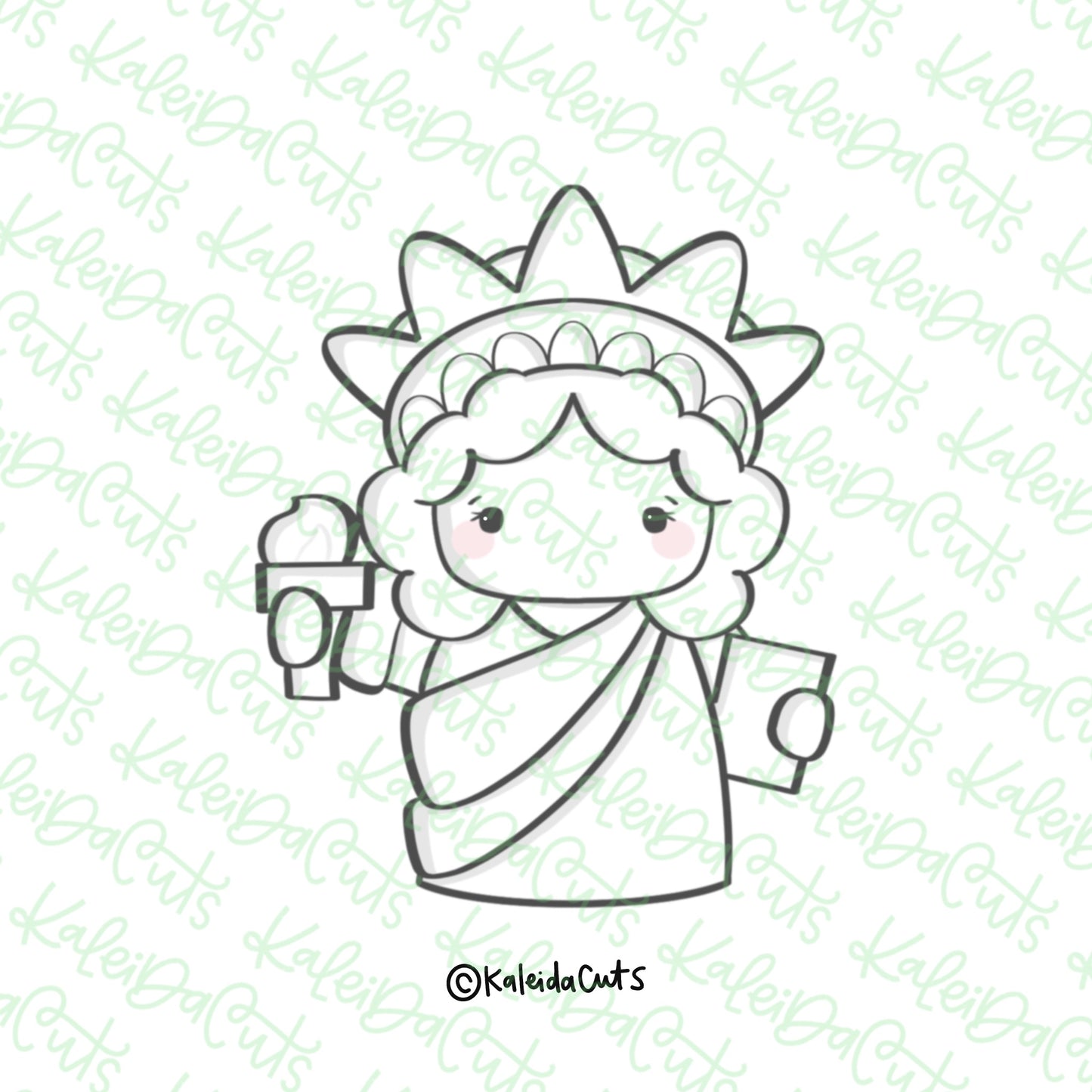 Lady Liberty Cookie Cutter