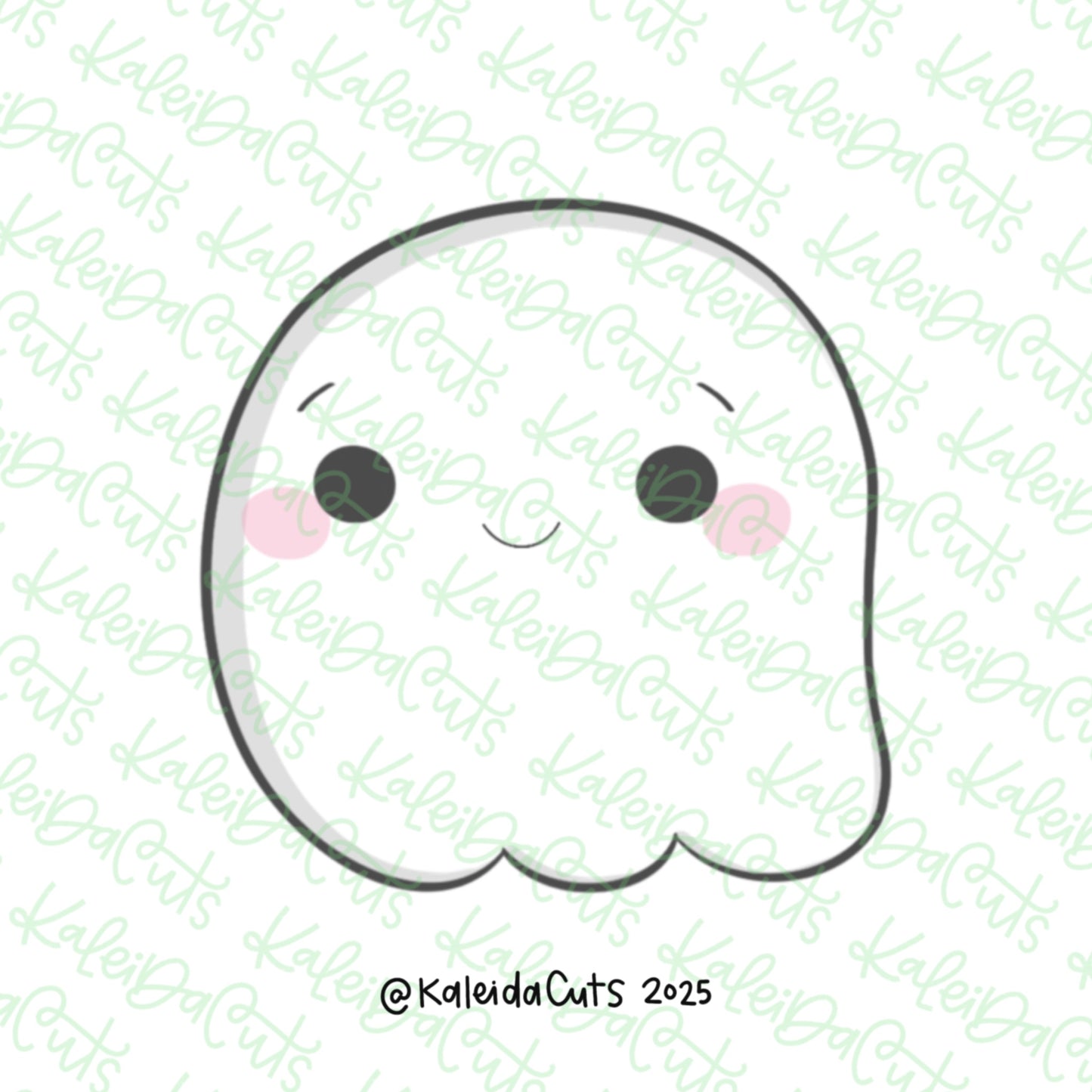 Simple Ghost Cookie Cutter