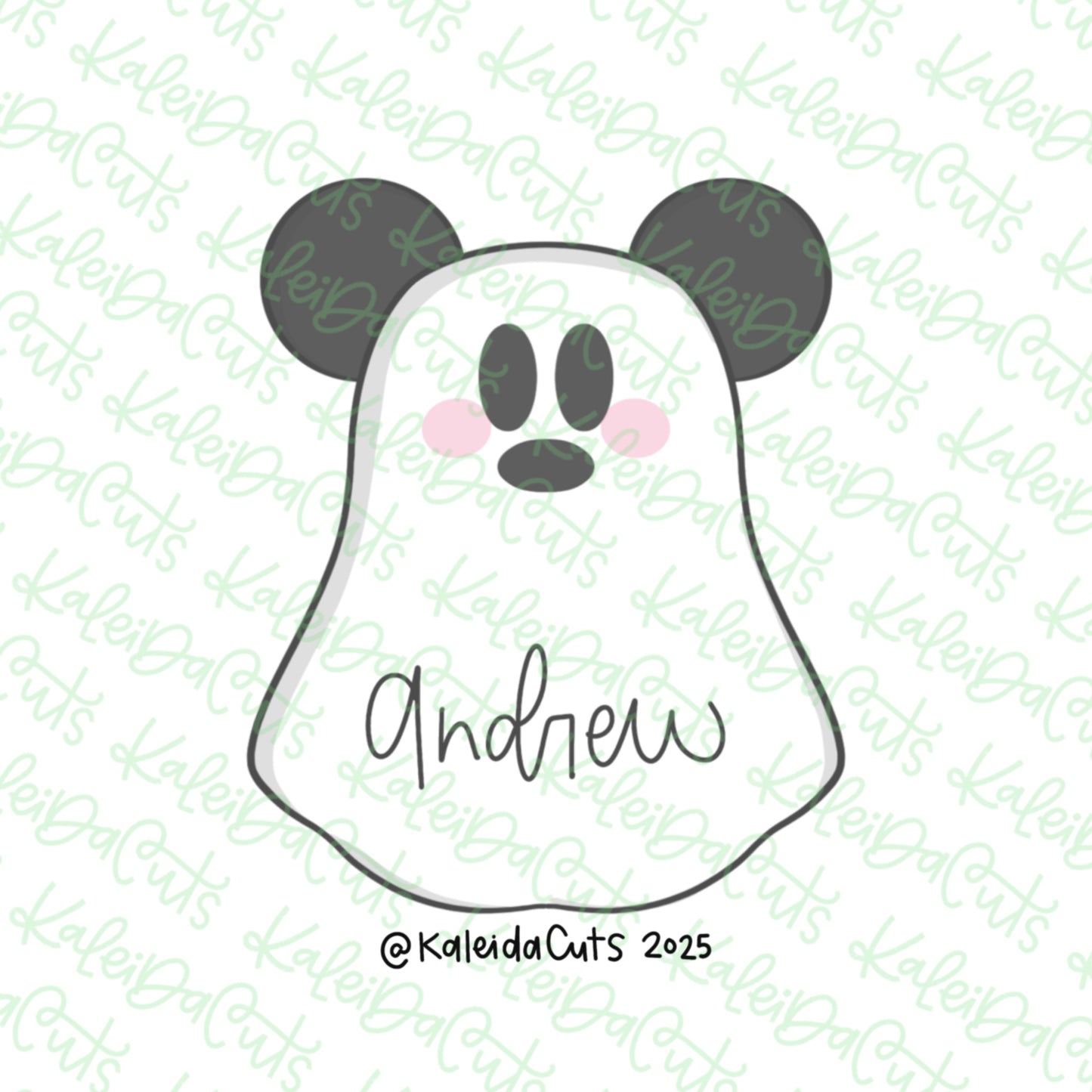 Mouse Ghost Cookie Cutter