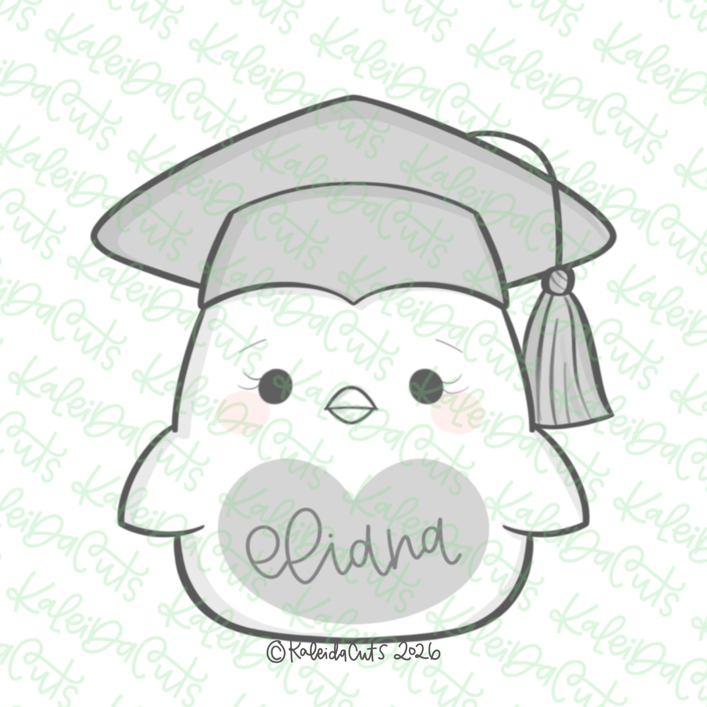 Chick Grad Cookie Cutter