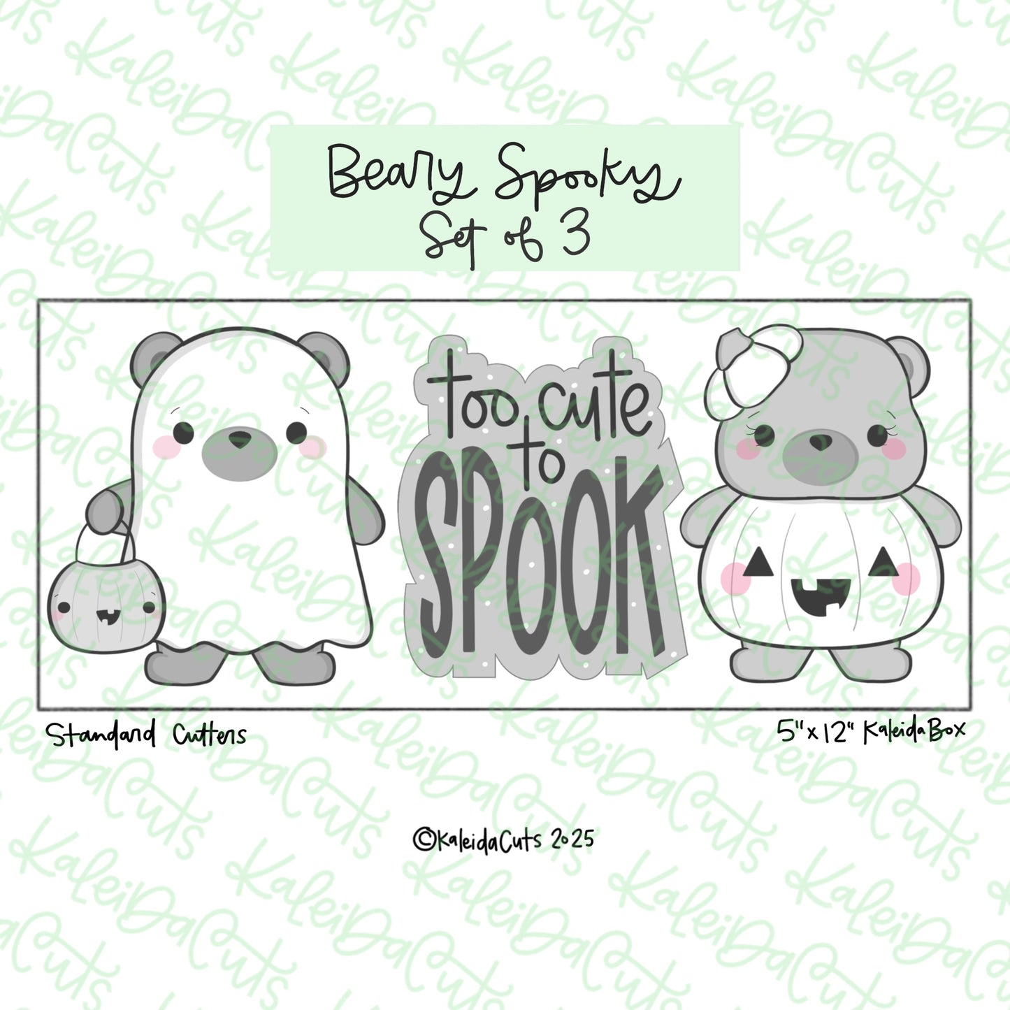 Beary Spooky Cookie Cutter Set of 3