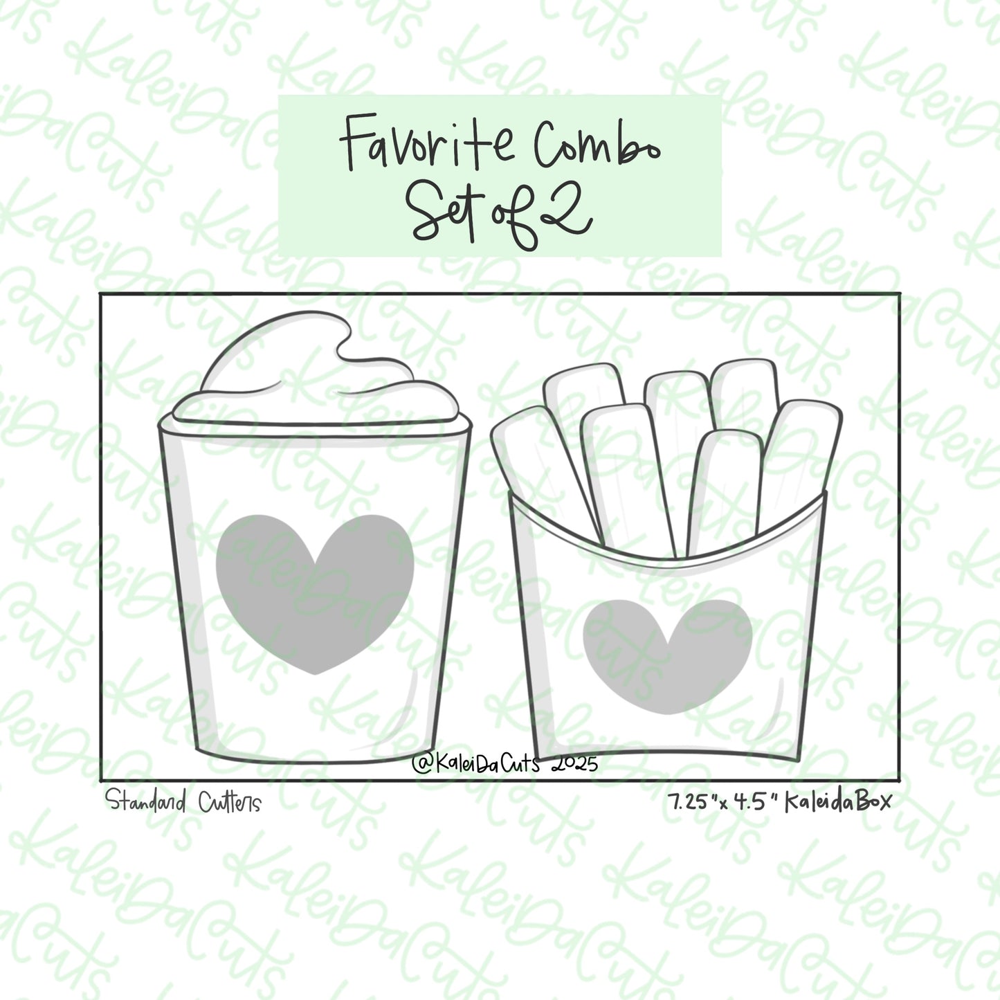 Favorite Combo Cookie Cutters Set of 2