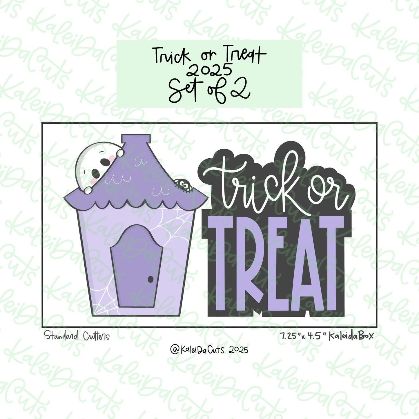 Trick or Treat 2025 Cookie Cutter Set of 2