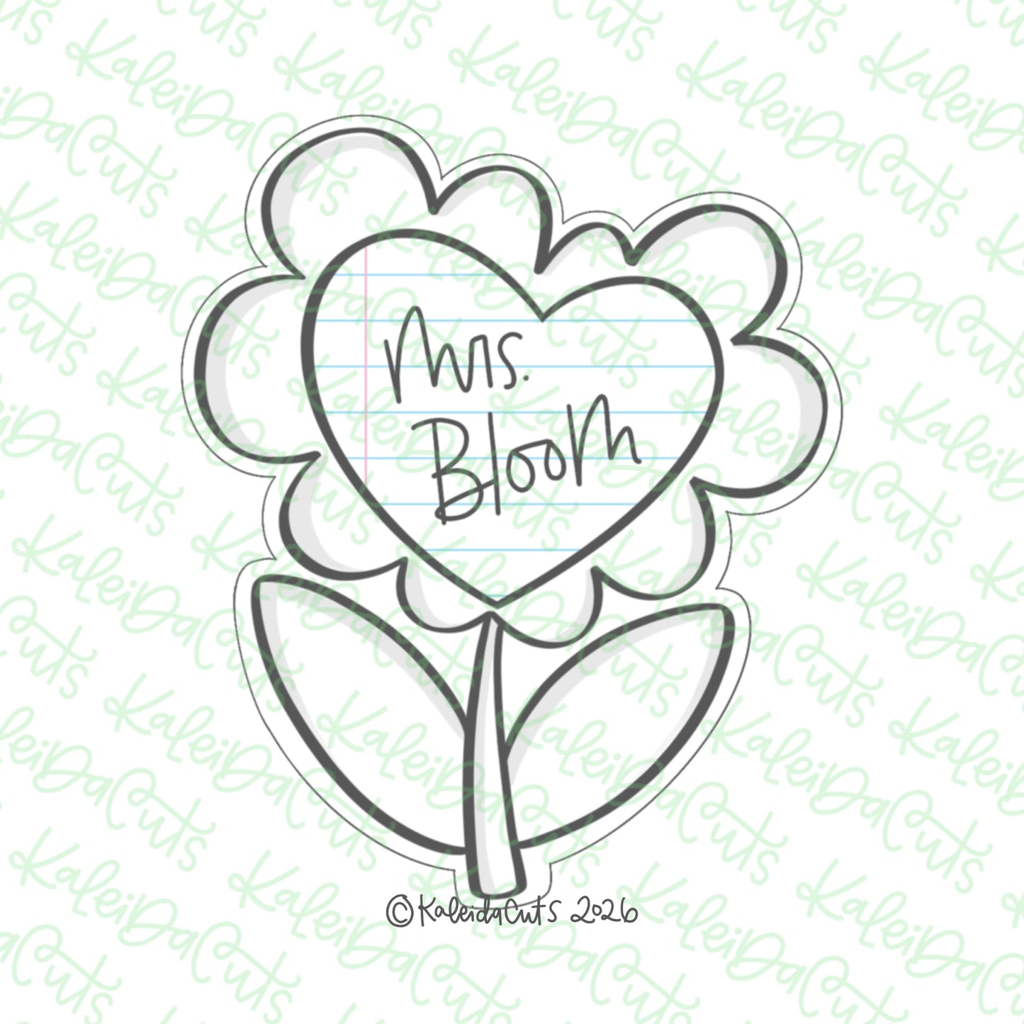 Scallop Heart Flower Cookie Cutter