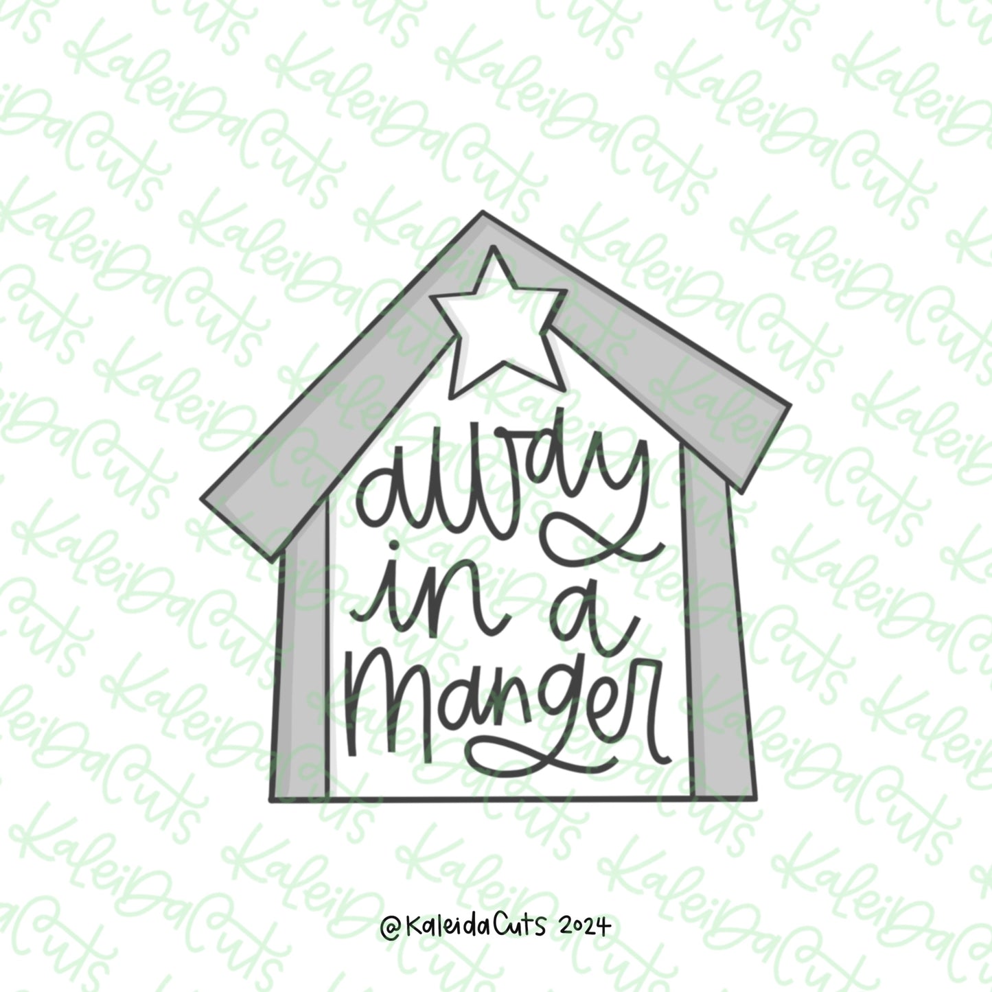 Advent Manger Cookie Cutter