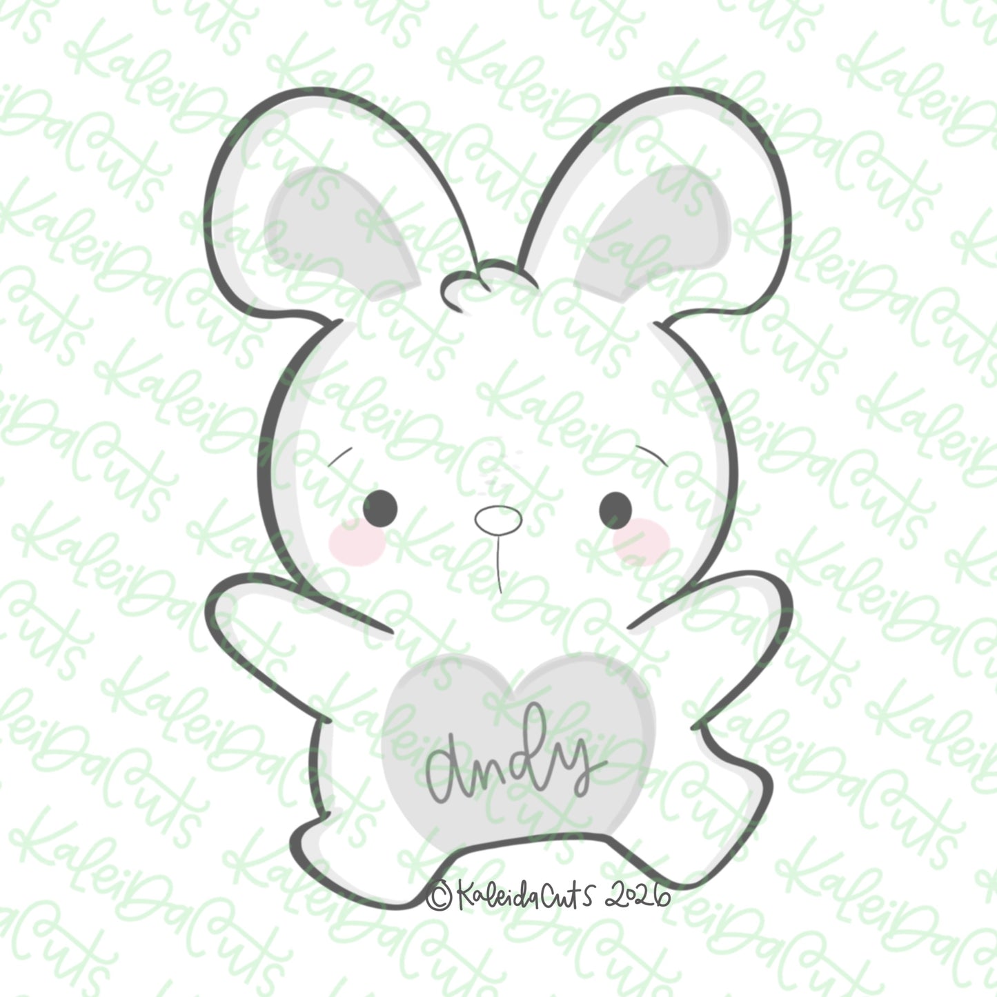 Hoppy Bunny Cookie Cutter