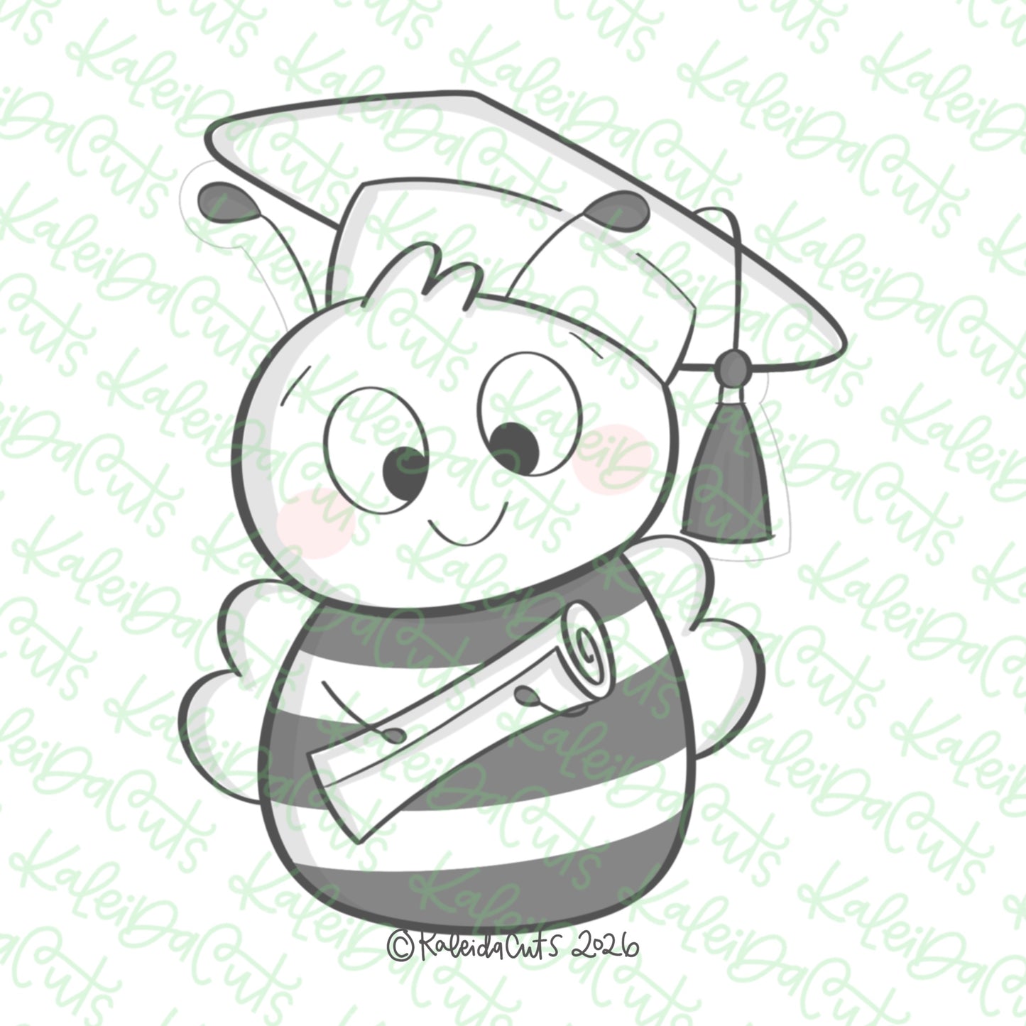 Grad Bee Cookie Cutter