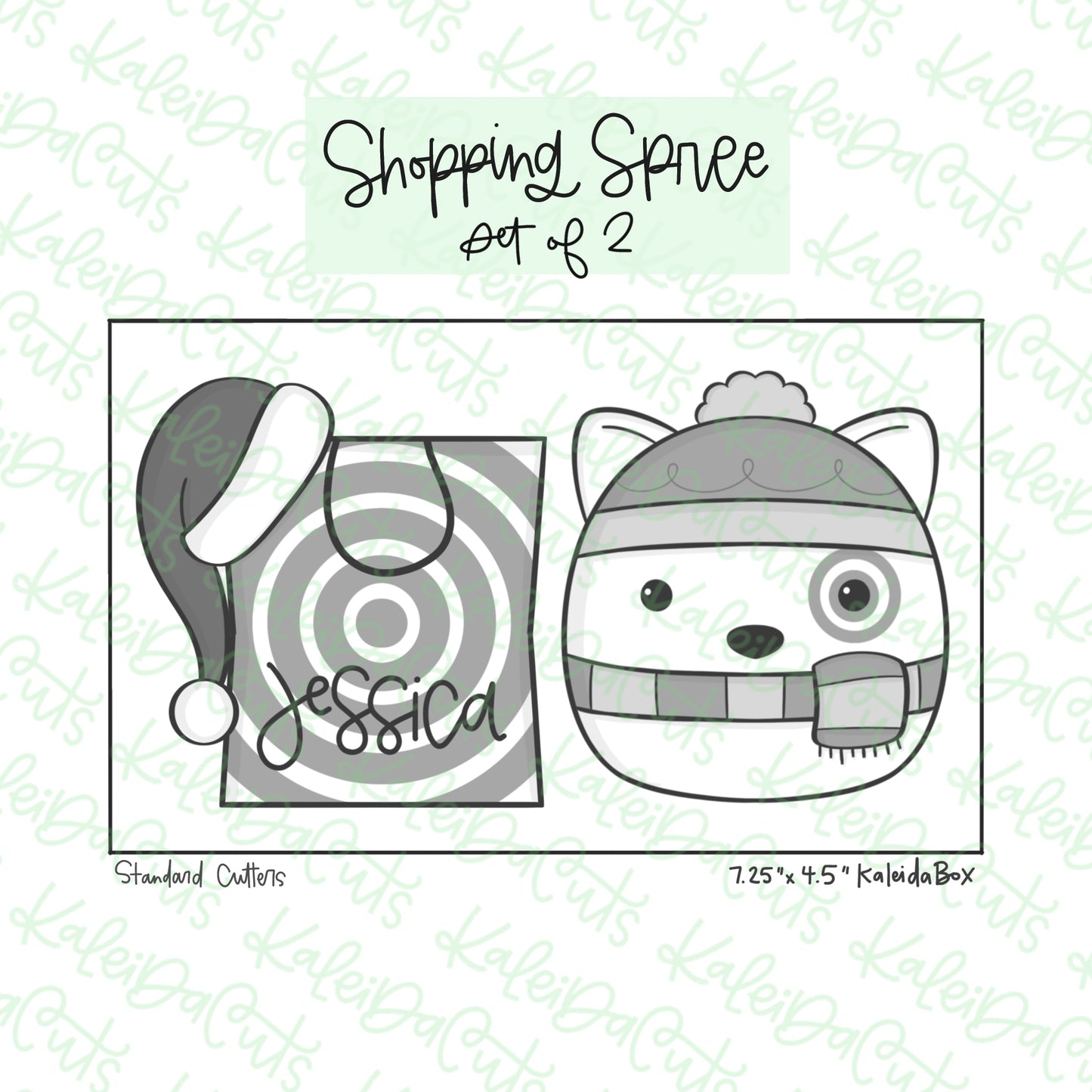 Shopping Spree Cookie Cutter Set of 2