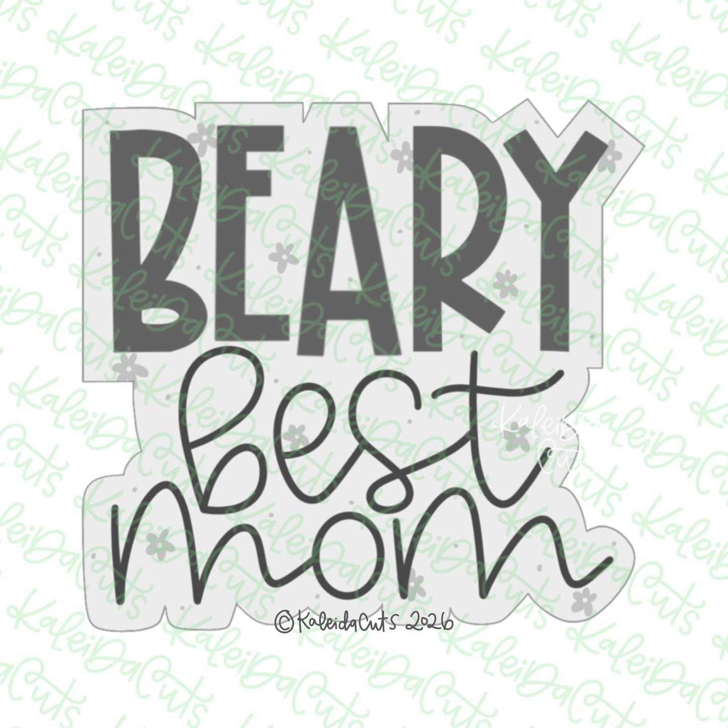Beary Best Mom Cookie Cutter
