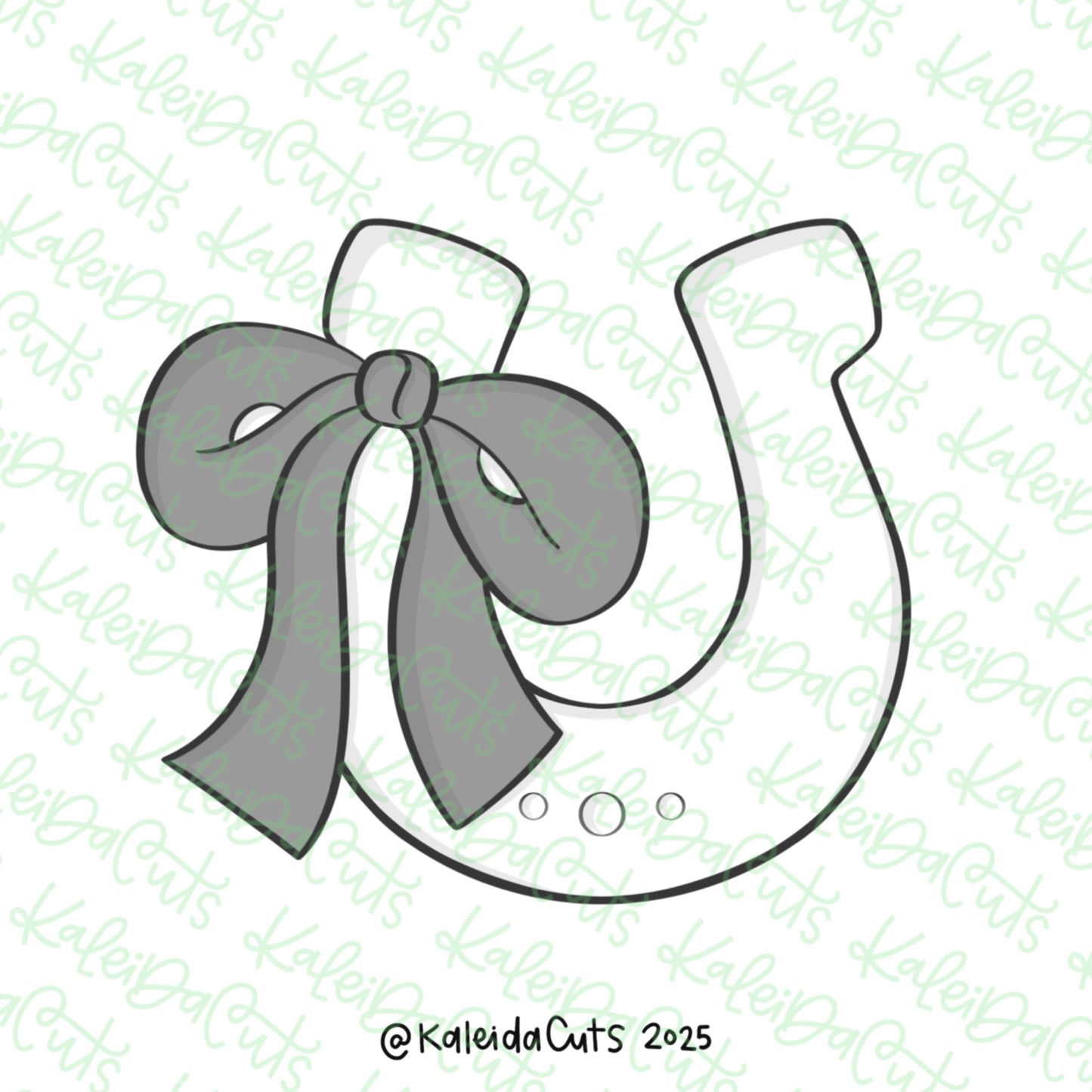 Horseshoe Coquette Cookie Cutter