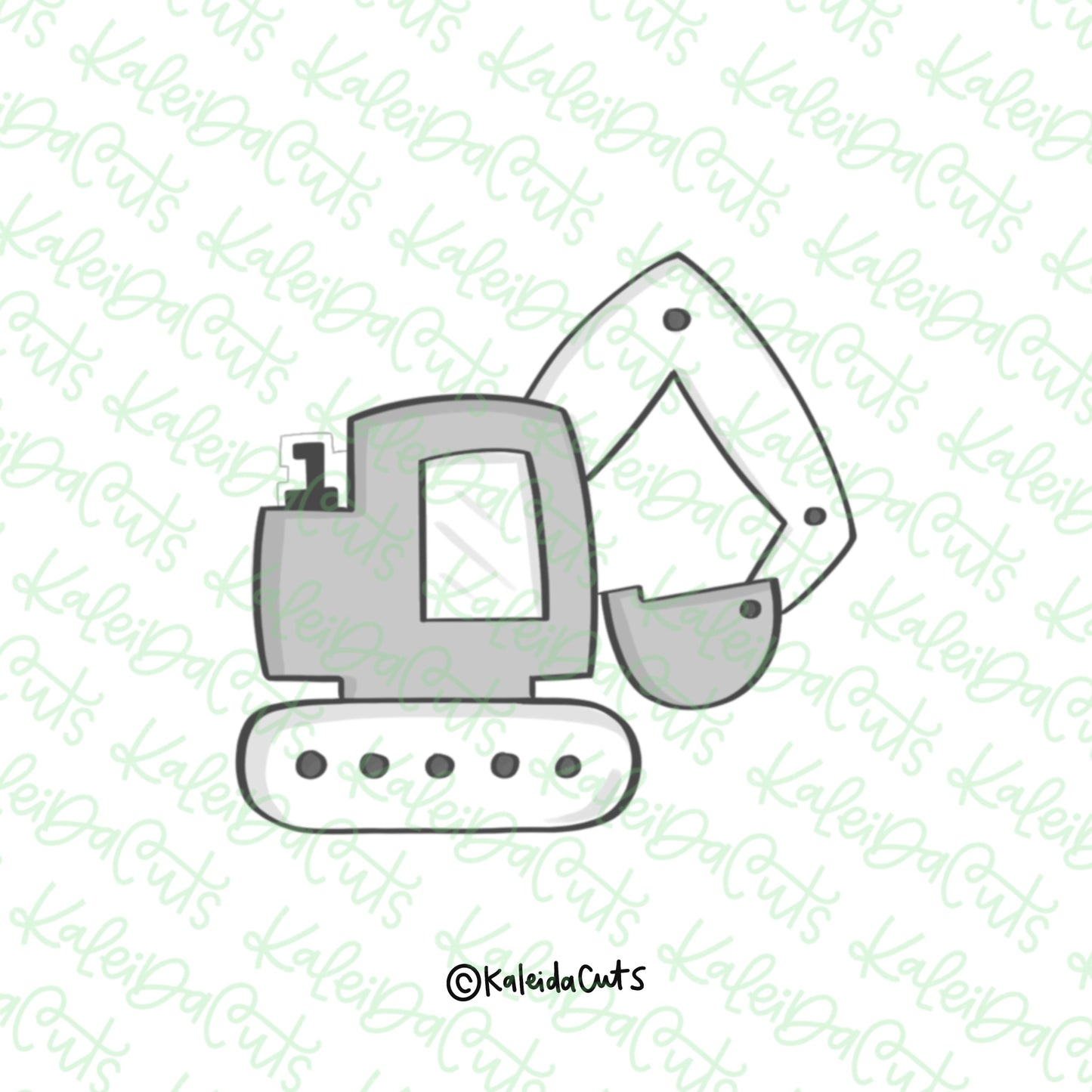 Construction Excavator Cookie Cutter