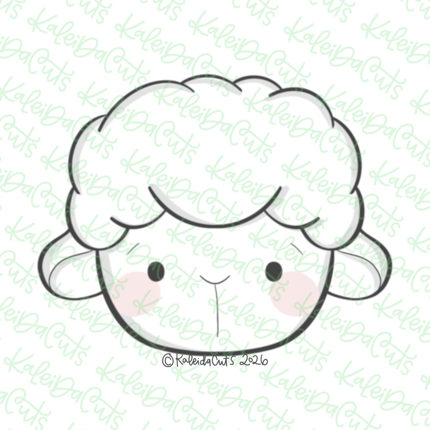 2026 Spring Lamb Cookie Cutter