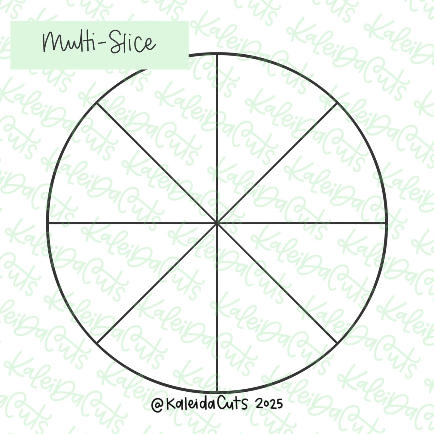 Multi Slice Pie Cutter 9" Round