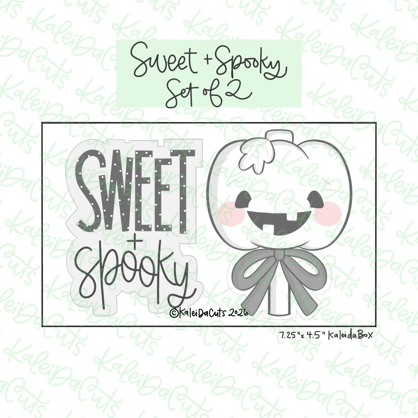 Sweet and Spooky Cookie Cutter Set of 2