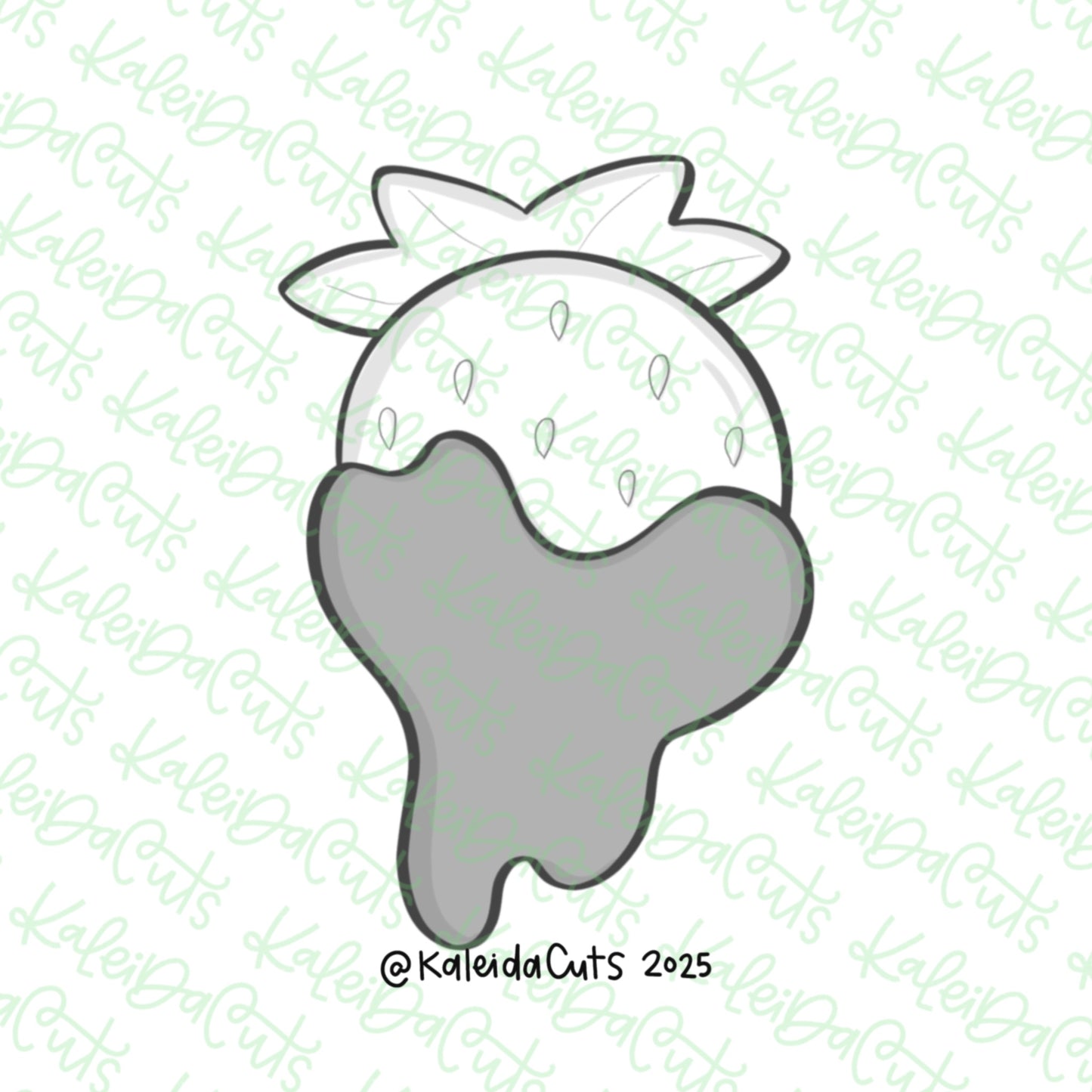 Drippy Strawberry Cookie Cutter