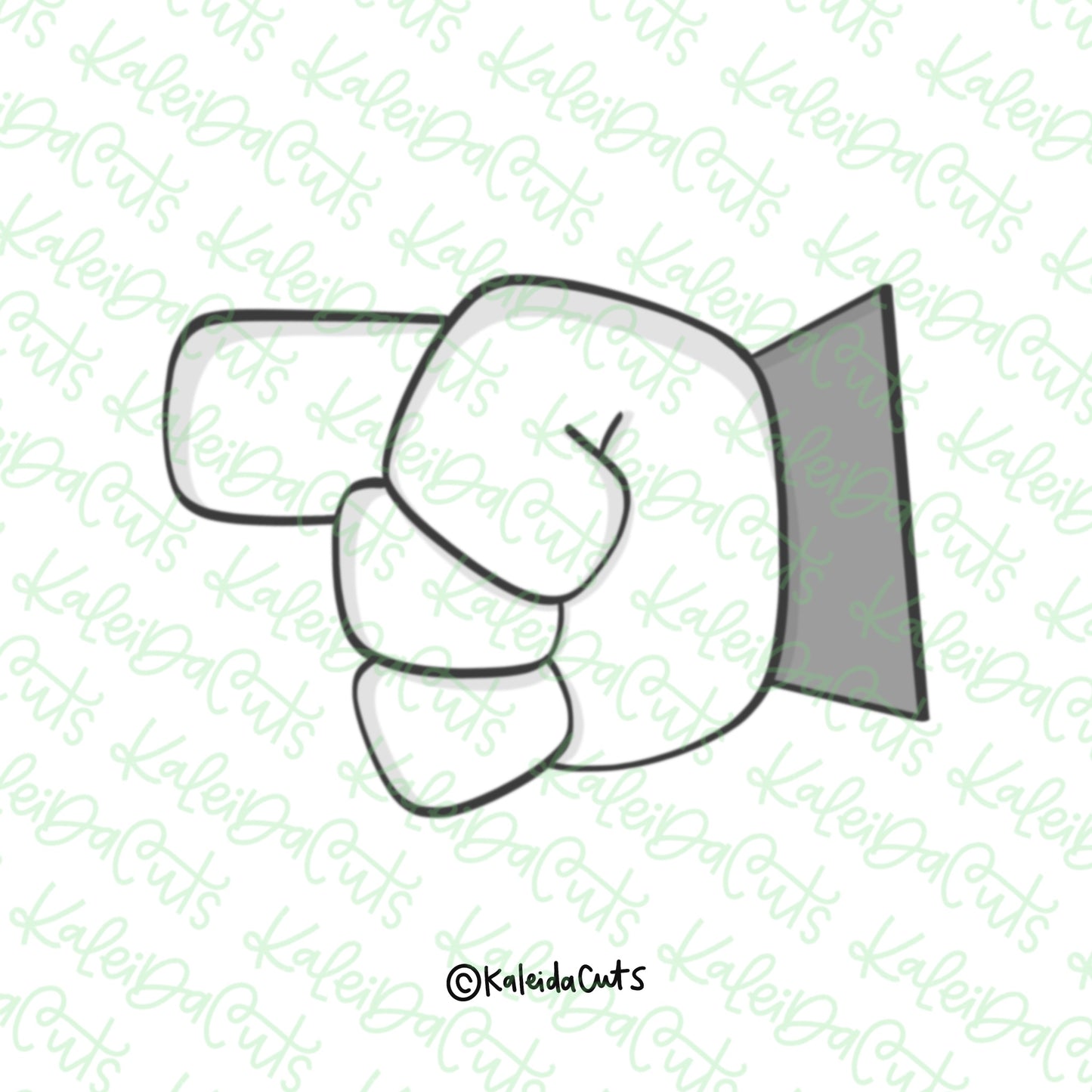 Pointer Finger Cookie Cutter