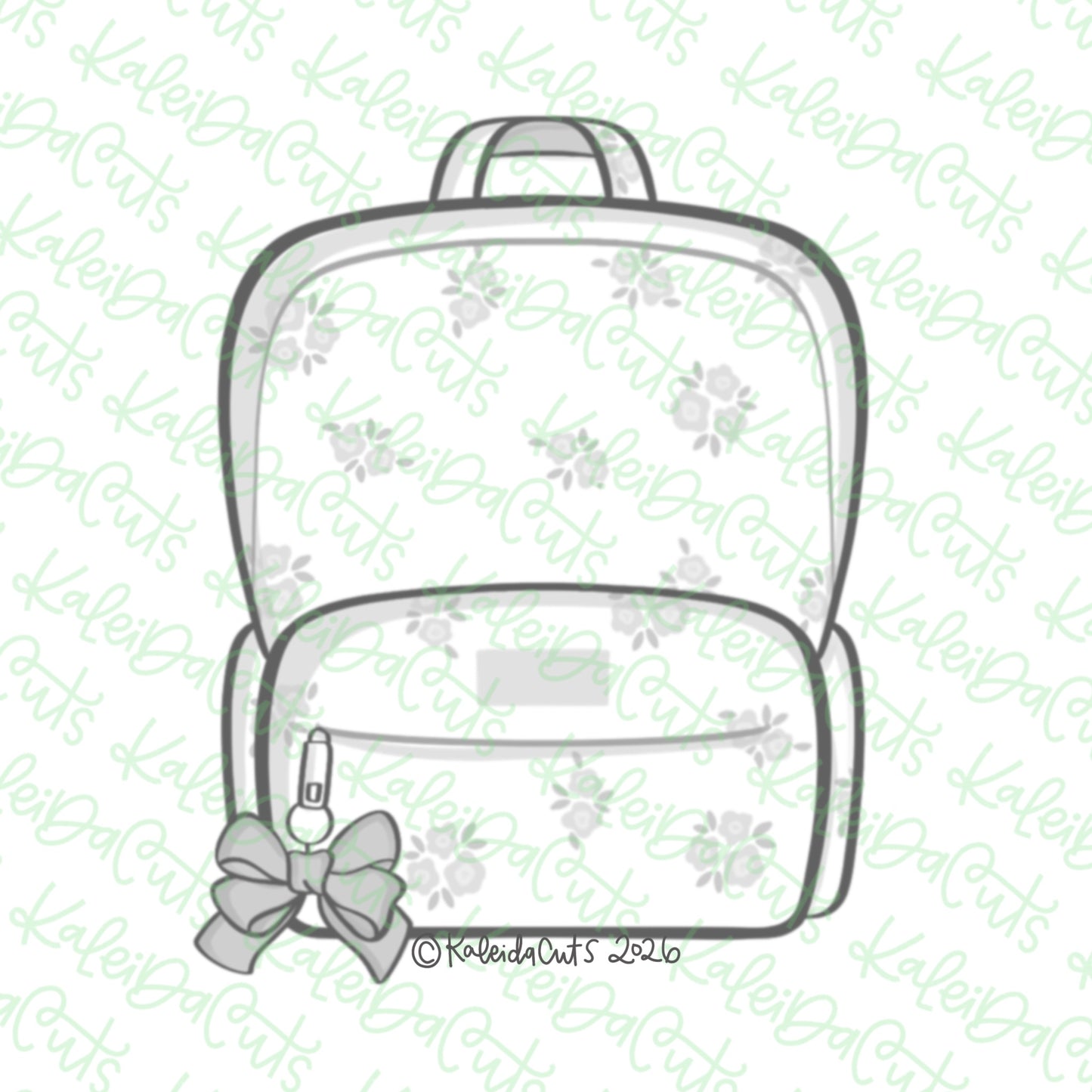 Fancy Backpack Cookie Cutter