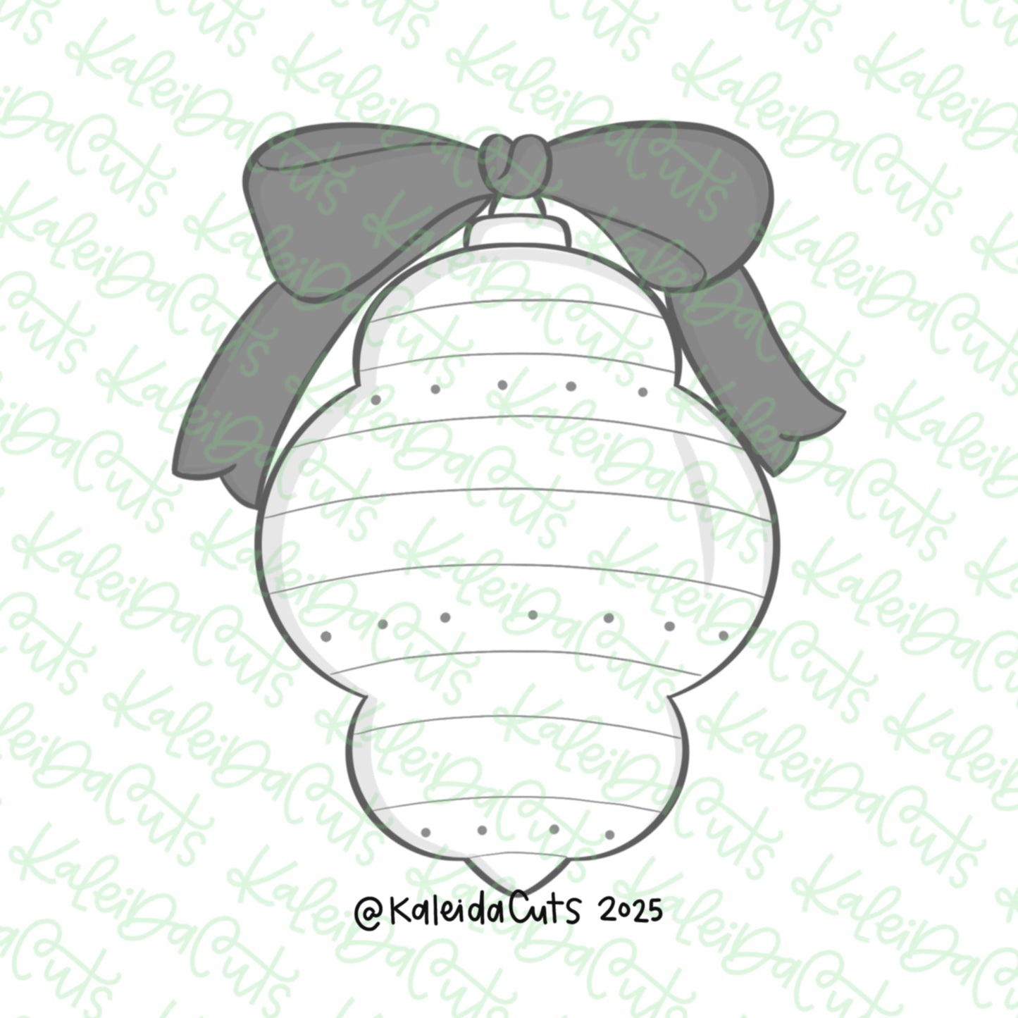 Coquette Ornament 5 Cookie Cutter
