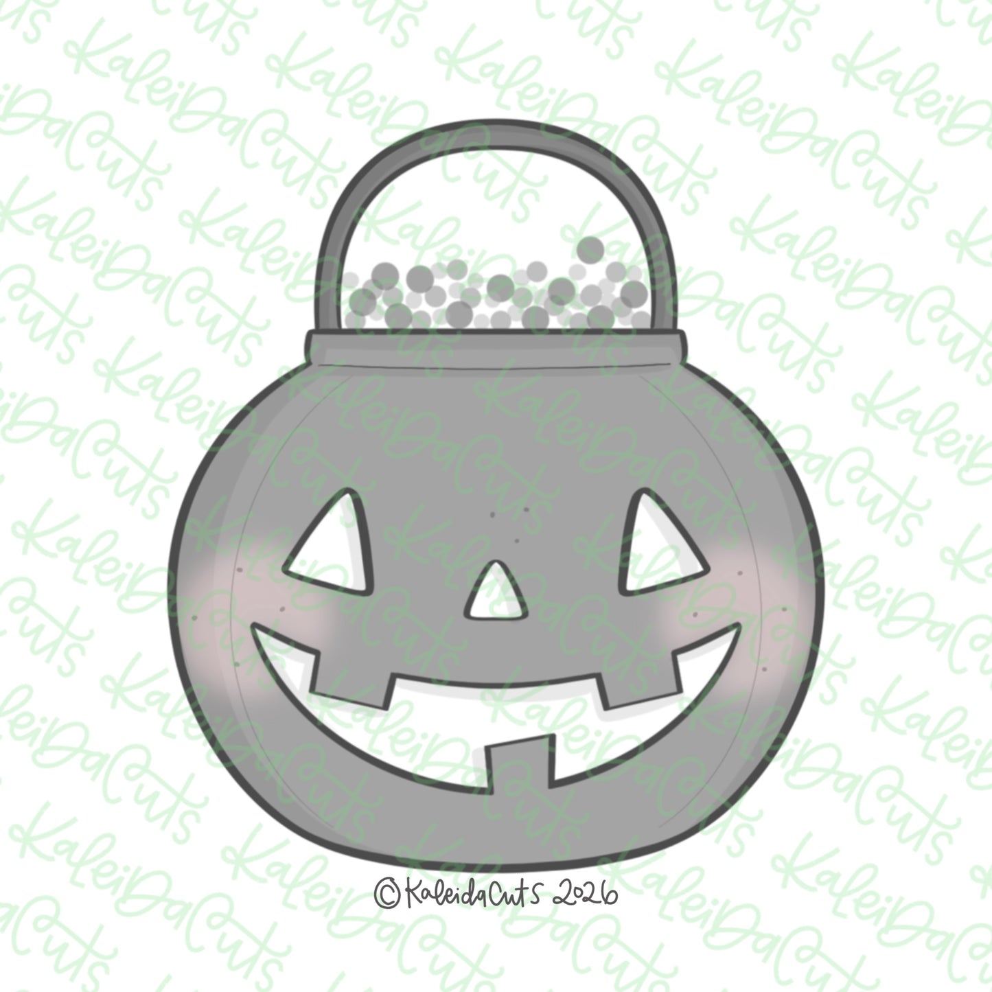2026 Treat Bucket Cookie Cutter