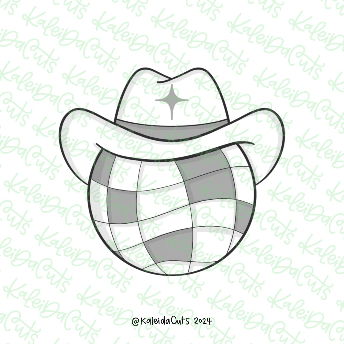 Disco Cowboy Cookie Cutter