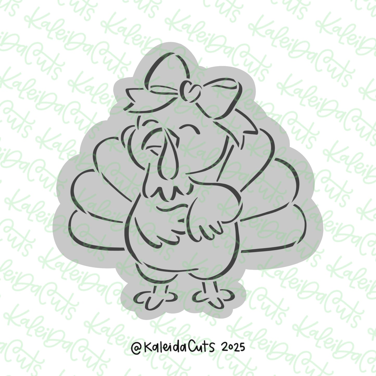 PYO Turkey Bow Cookie Cutter