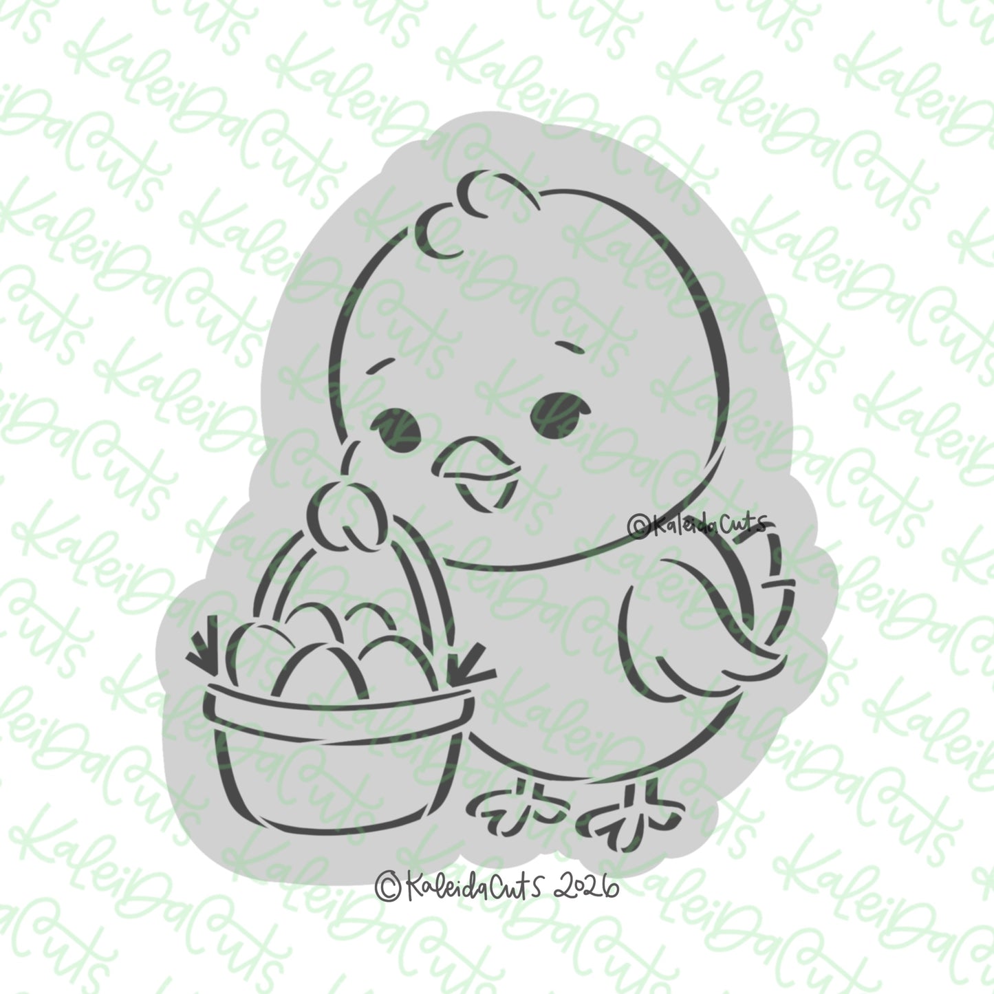 PYO Chick Basket Cookie Cutter