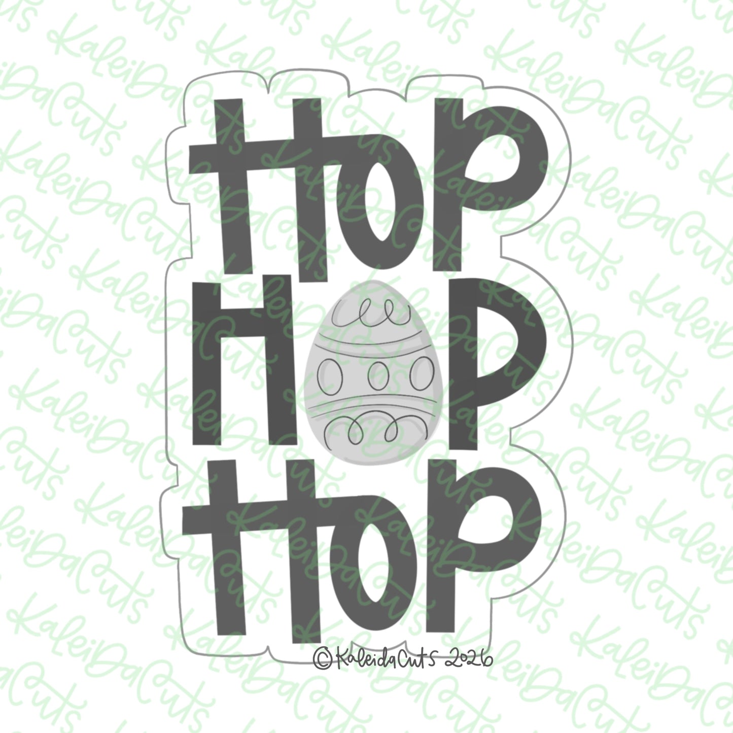 Hop Hop Hop Cookie Cutter