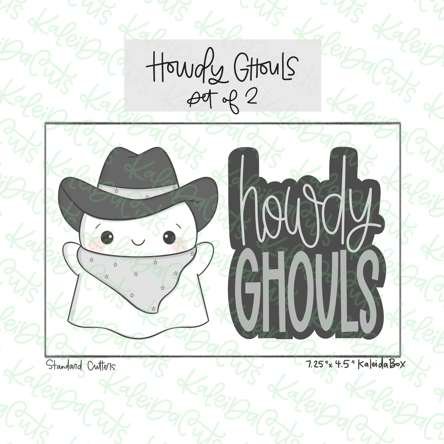 Howdy Ghouls Cookie Cutter Set of 2