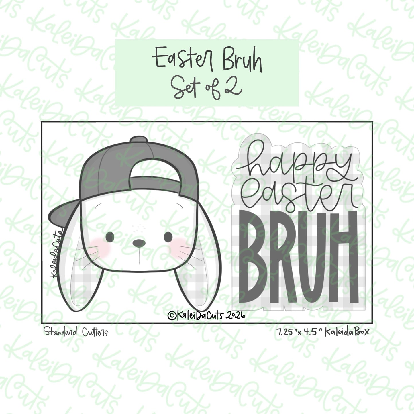 Easter Bruh Cookie Cutters Set of 2