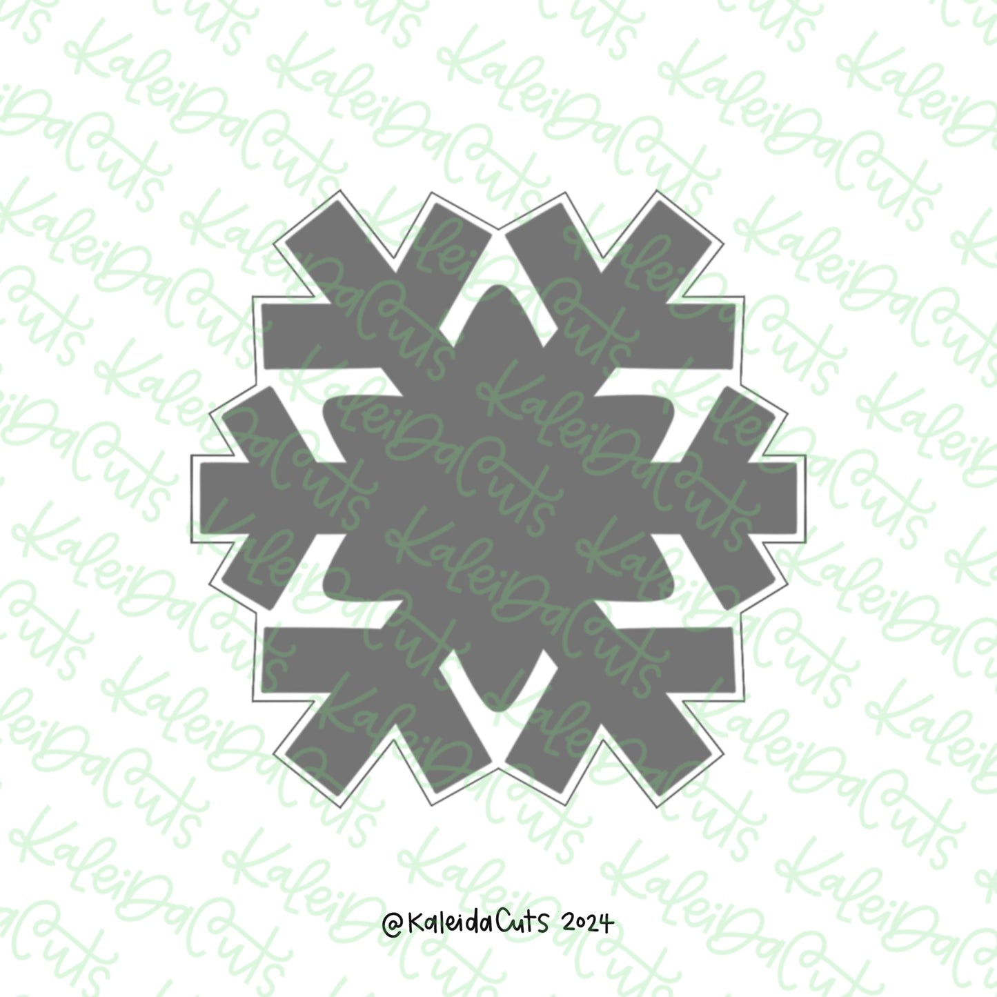 Chunky Snowflake Cookie Cutter