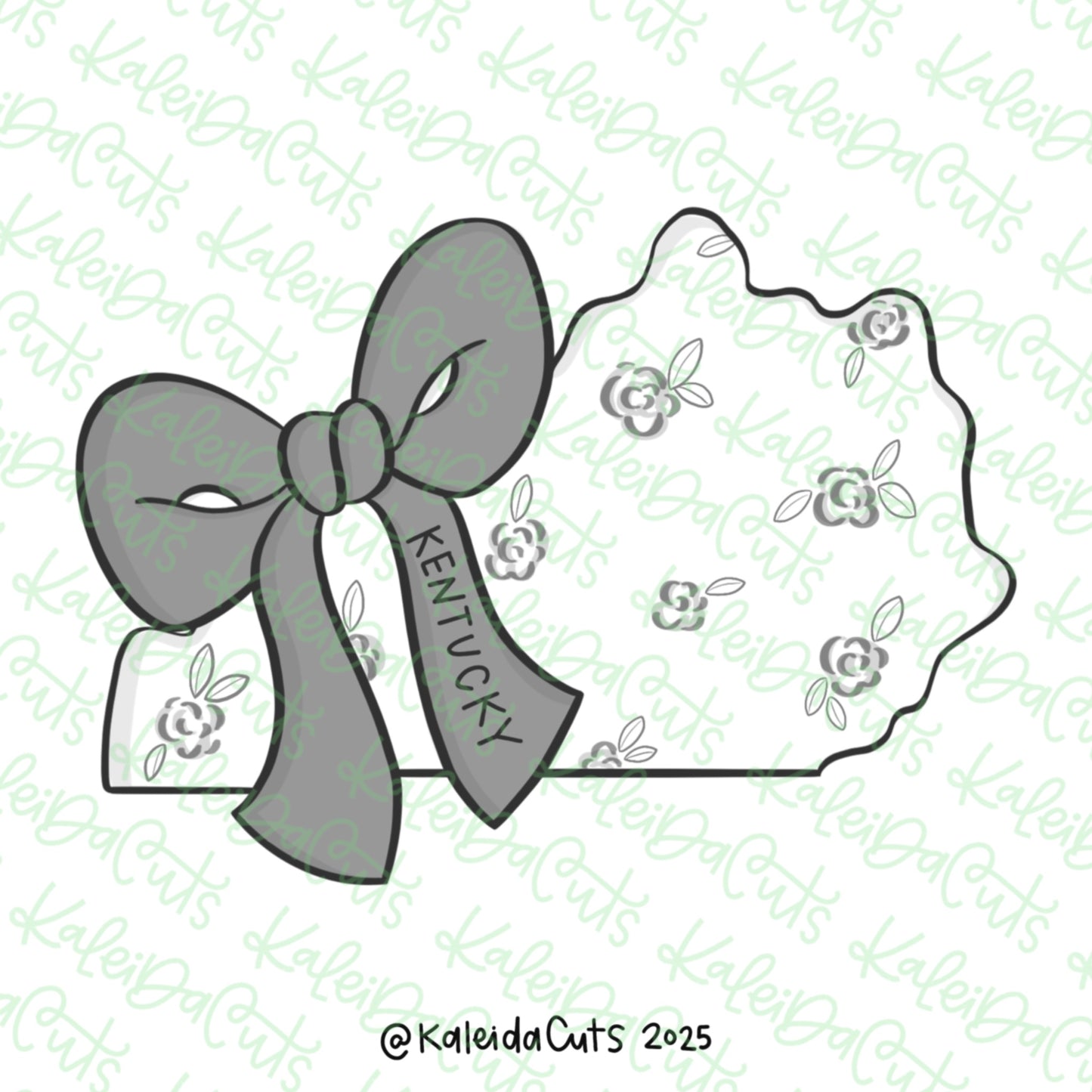 Kentucky Coquette Cookie Cutter