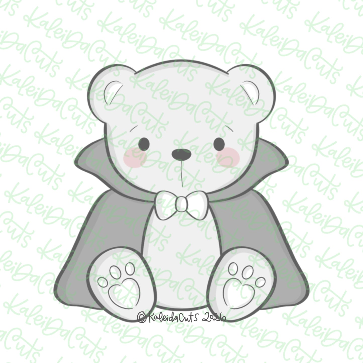 Teddy Bear Dracula Cookie Cutter