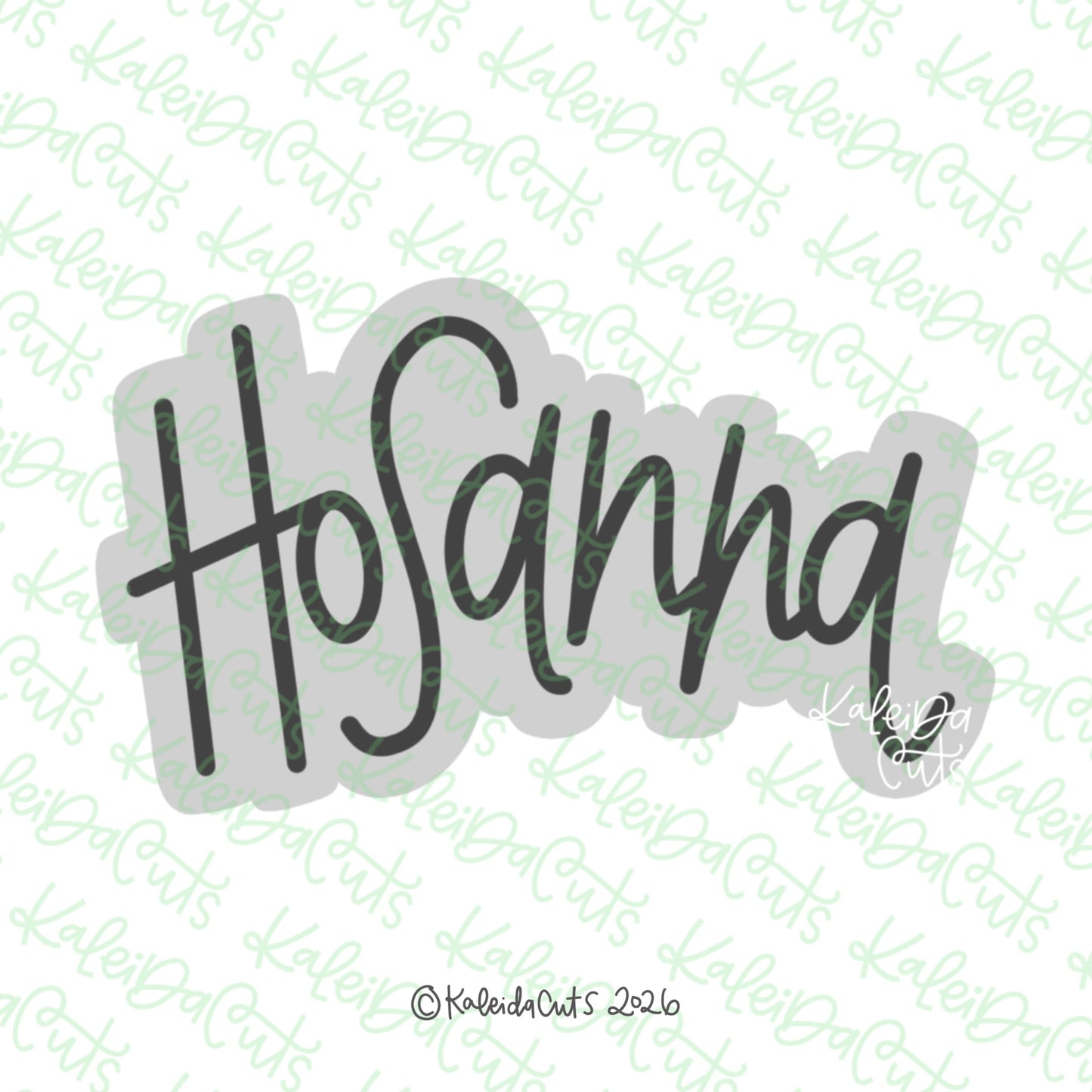 Hosanna Cookie Cutter